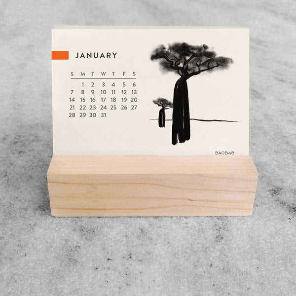 Favorite Story Mini Desk Calendar Trees 2024 Mini Desk Calendar