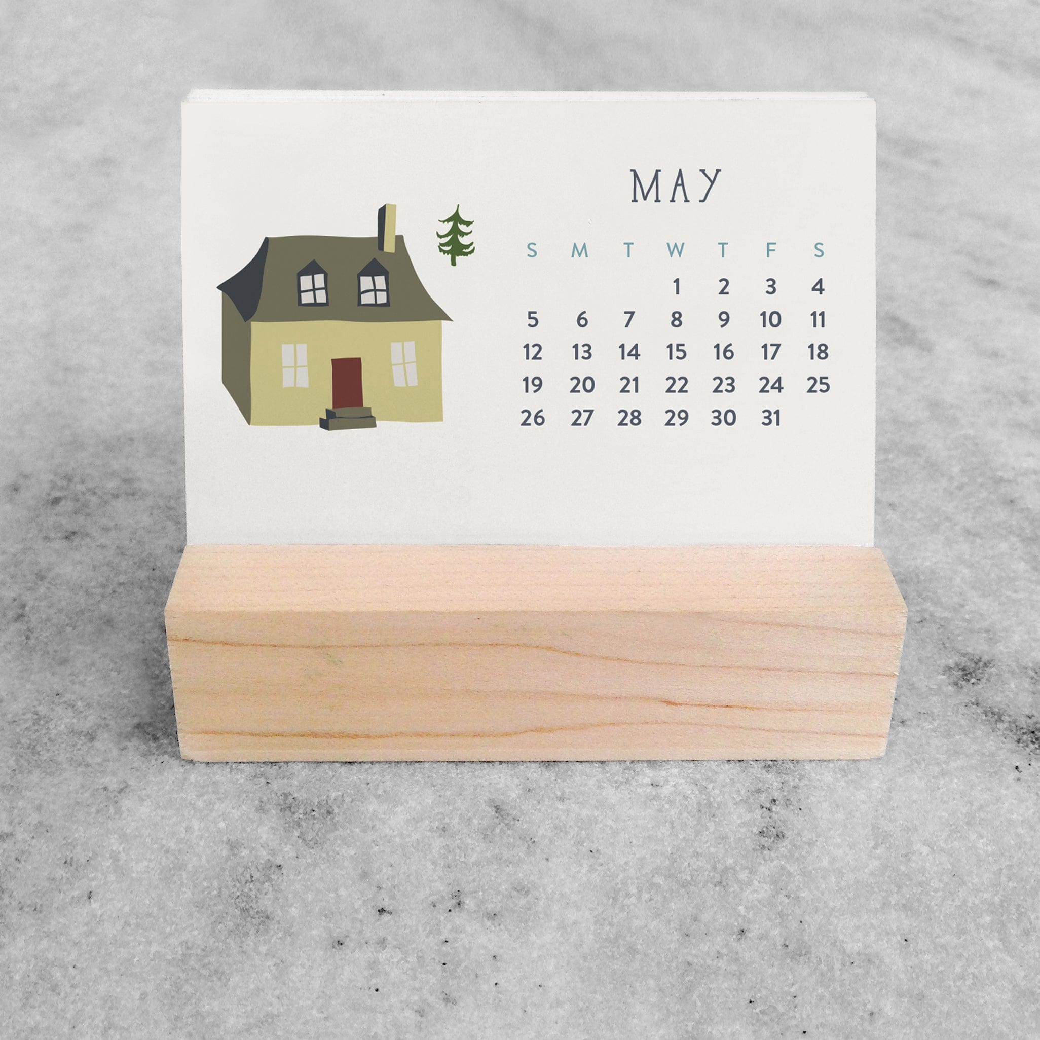 Favorite Story Mini Desk Calendar Village 2024 Mini Desk Calendar