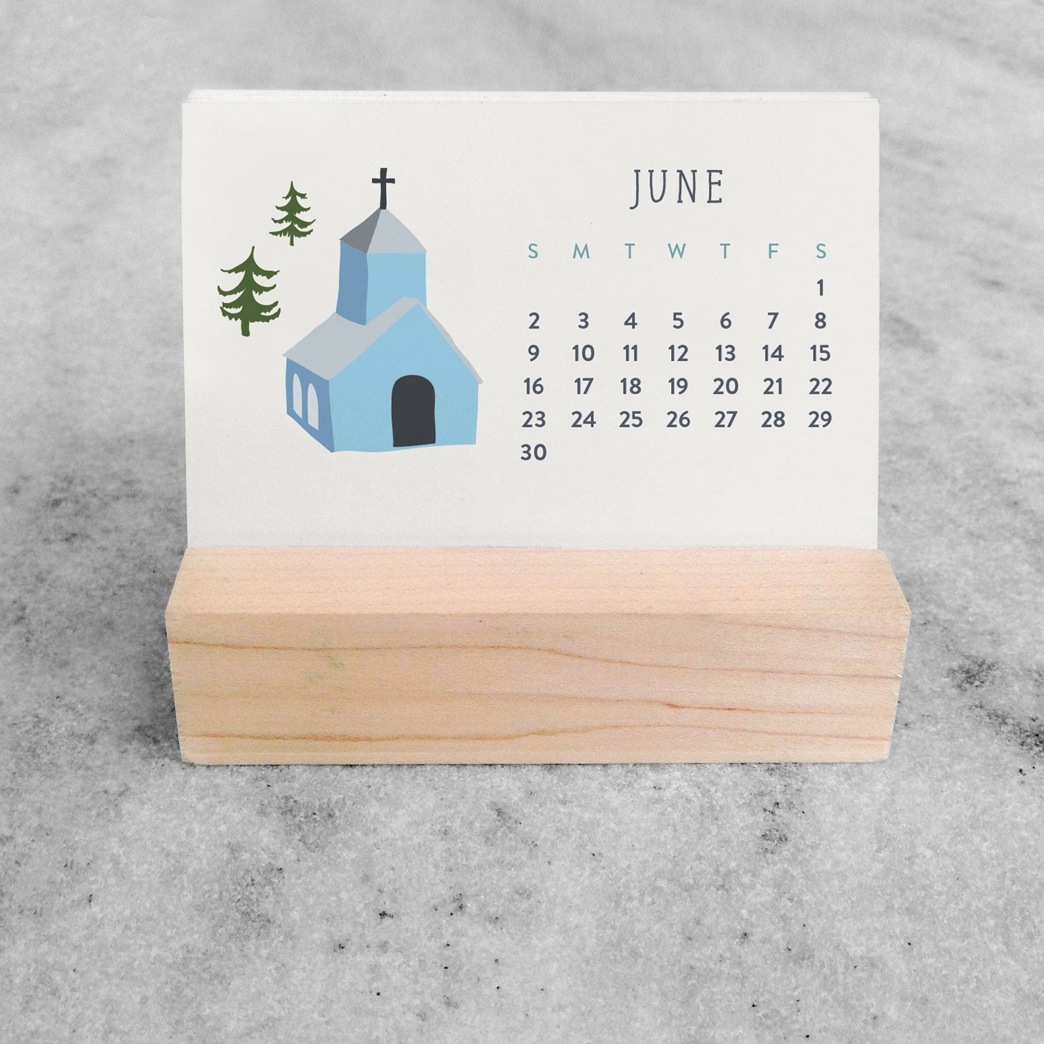 Favorite Story Mini Desk Calendar Village 2024 Mini Desk Calendar