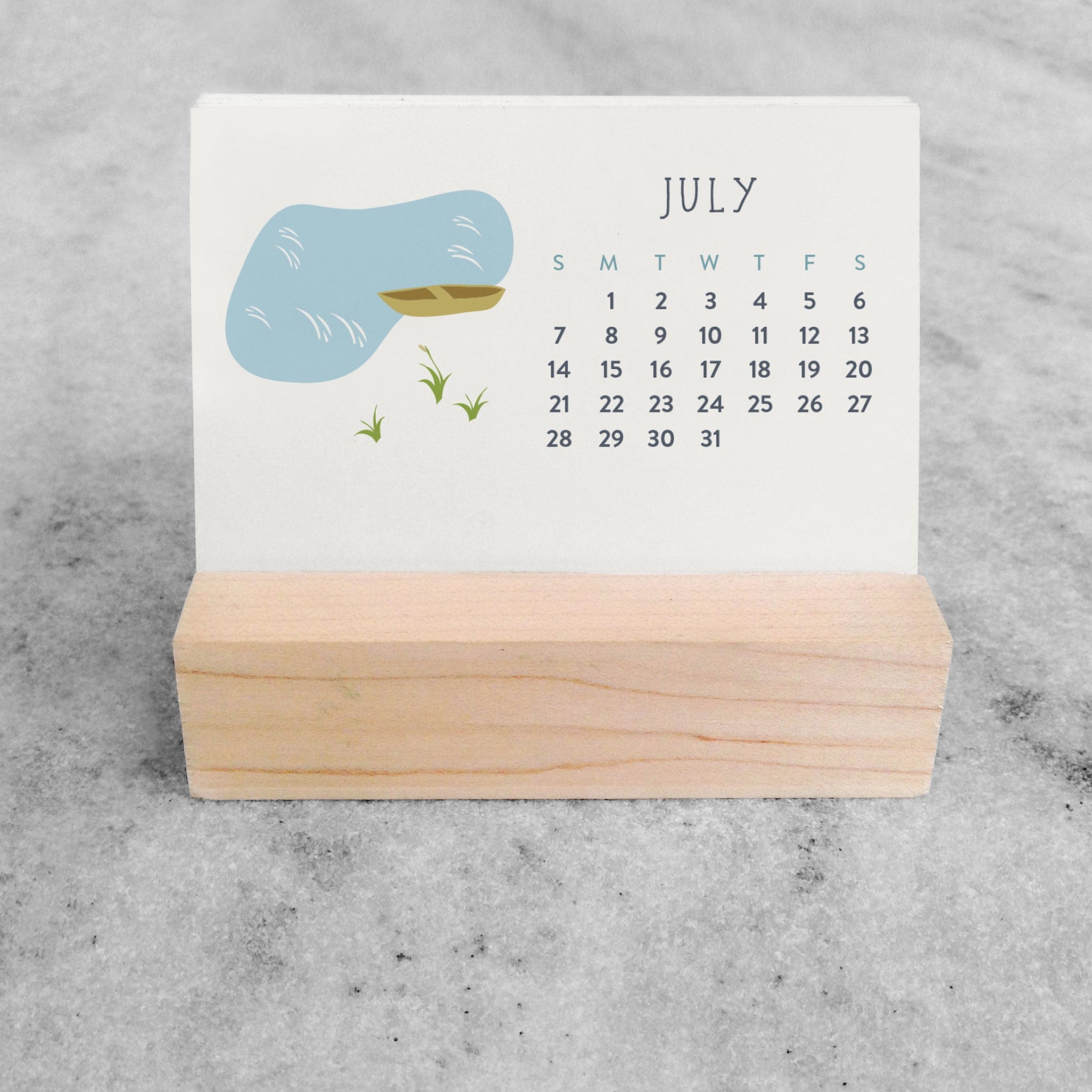 Favorite Story Mini Desk Calendar Village 2024 Mini Desk Calendar
