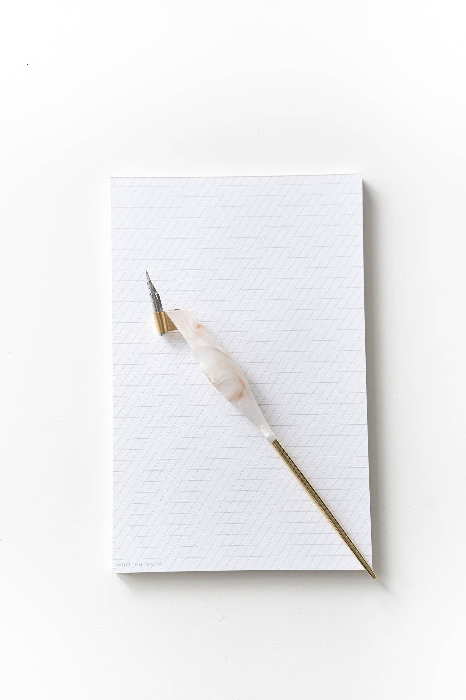 Favorite Story Written Word Calligraphy A5 Calligraphy Slanted Guide Notepad