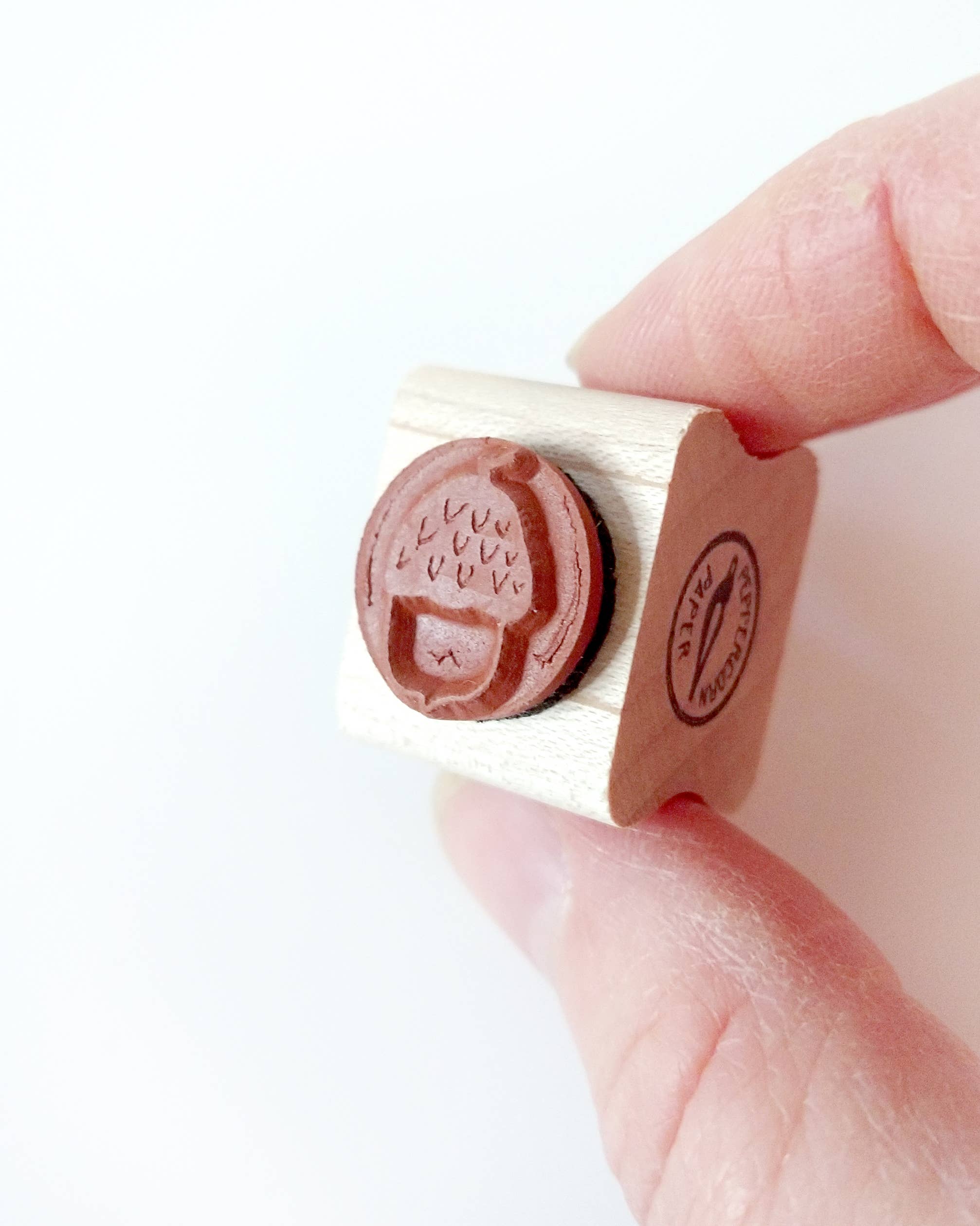 Favorite Story Peppercorn Paper Acorn Mini Stamp