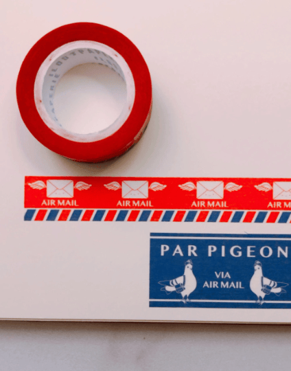 Favorite Story ILOOTPAPERIE Air Mail Winged Envelopes Washi Tape