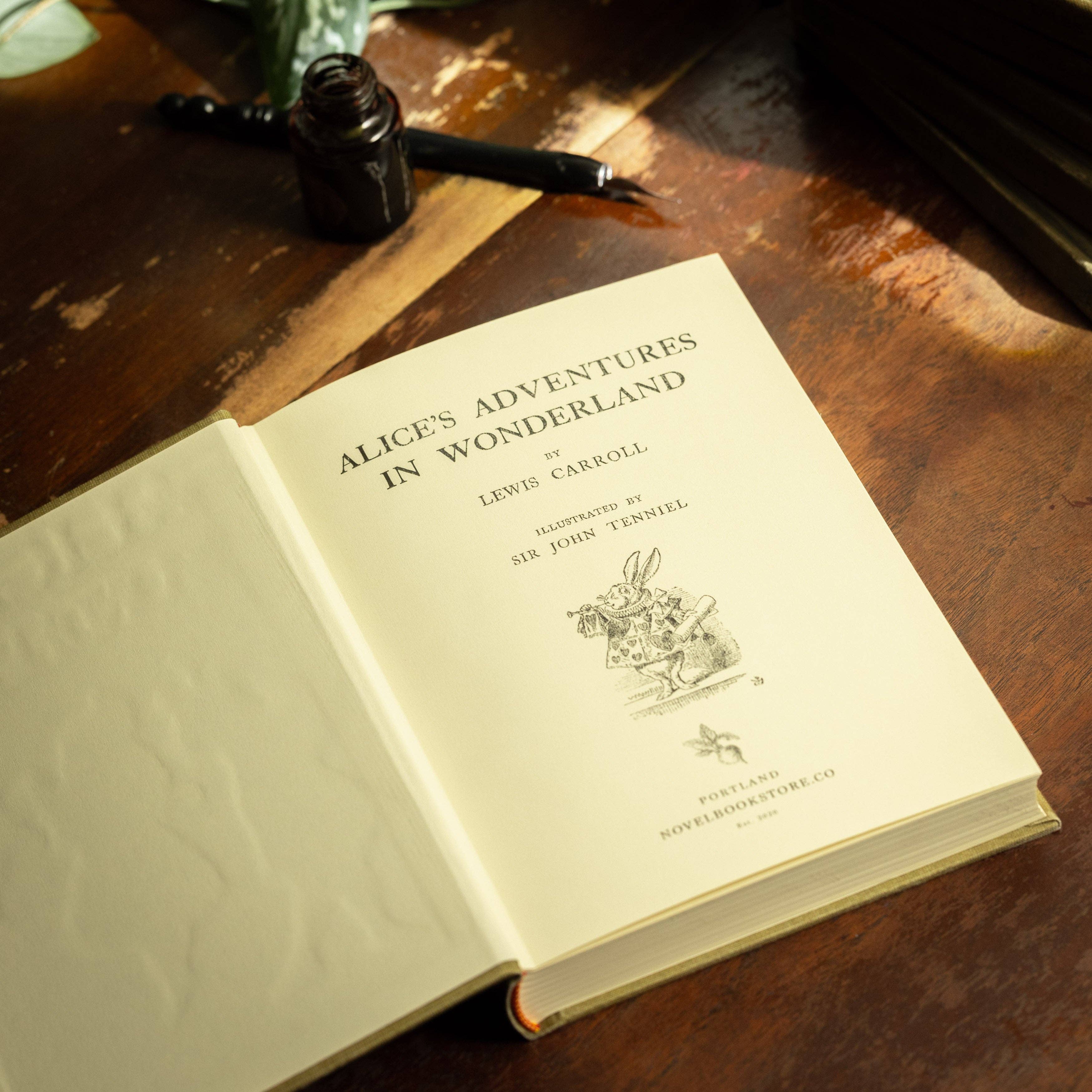 Favorite Story Novel Book Store *Alice in Wonderland' Lewis Carroll 1865 Book Journal