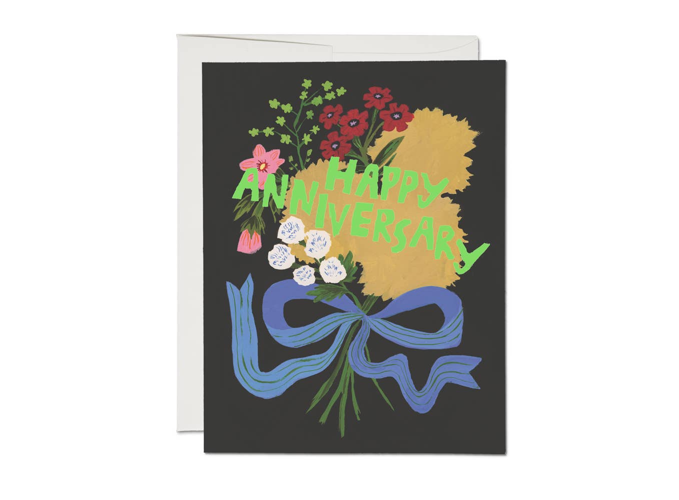 Favorite Story Red Cap Cards Anniversary Bouquet anniversary greeting card