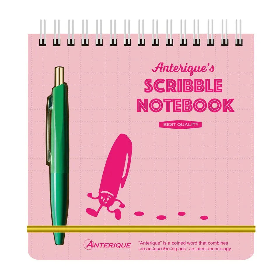 Favorite Story Notebook Anterique Anterique Scribble Notebook, Pink