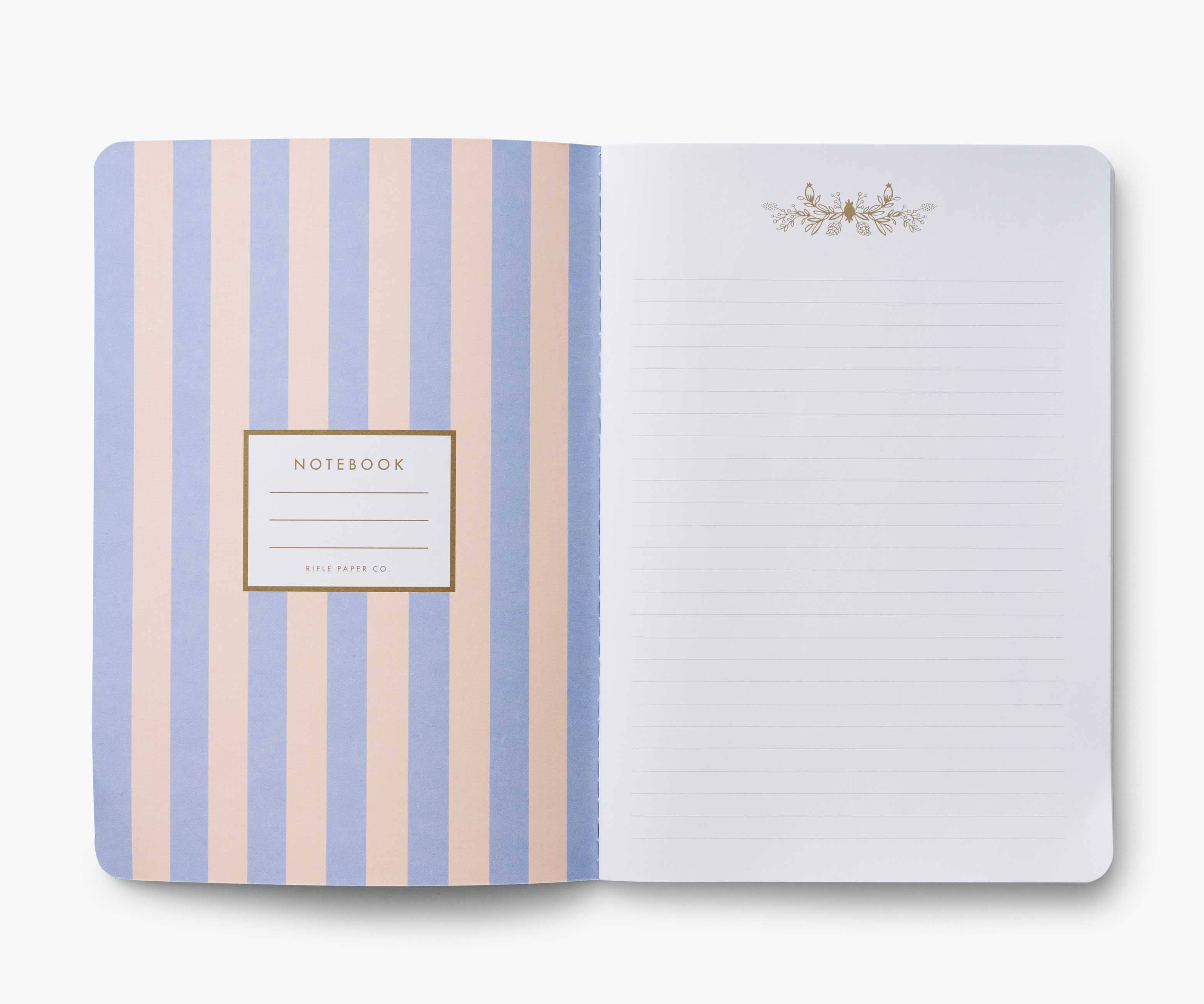 Favorite Story Rifle Paper Co. Assorted Set of 3 Hydrangea Notebooks