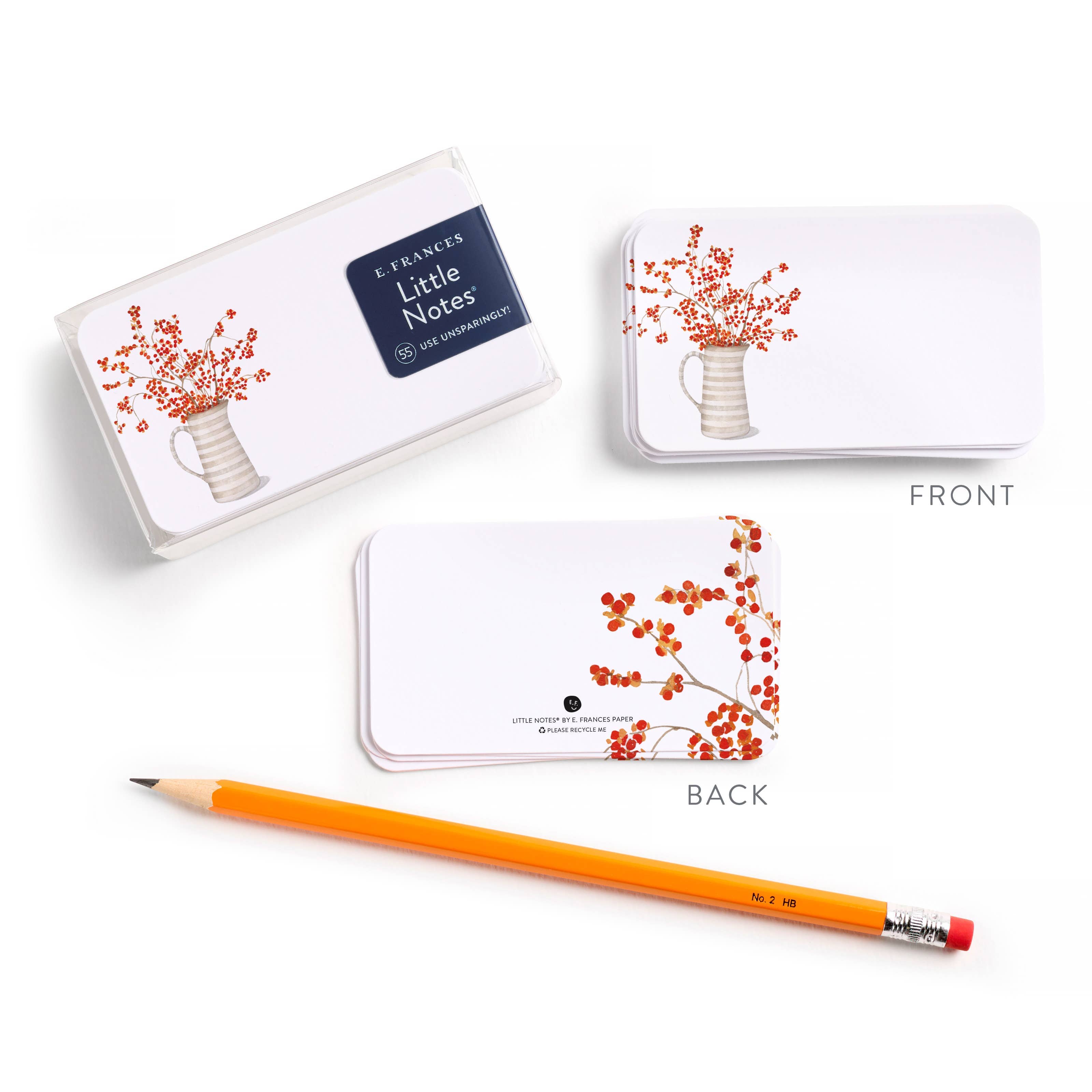 Favorite Story E. Frances Paper Autumn Berry Pitcher Little Notes® – Notecards, Set of 55