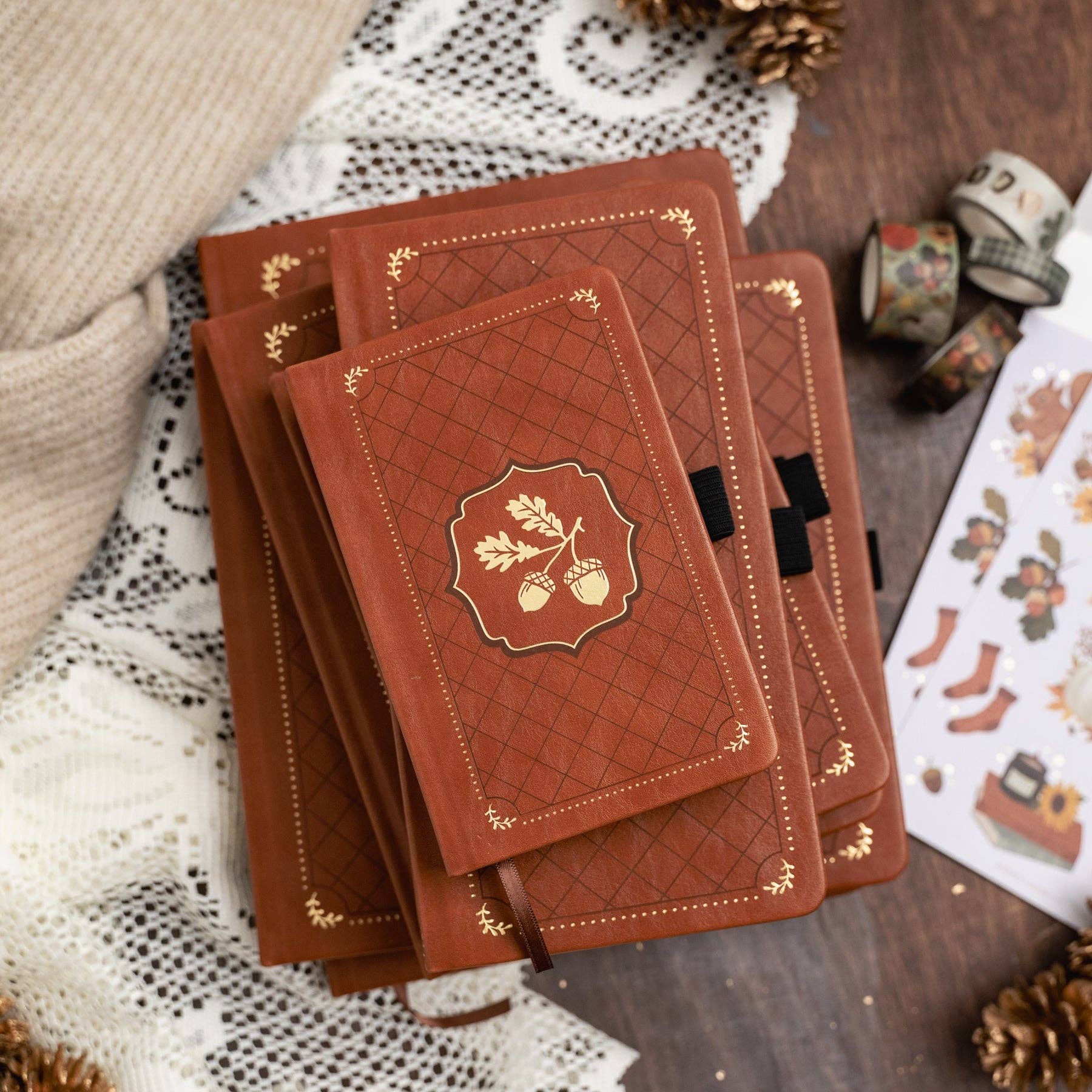 Favorite Story Archer and Olive B6 Acorns Dot Grid Notebook