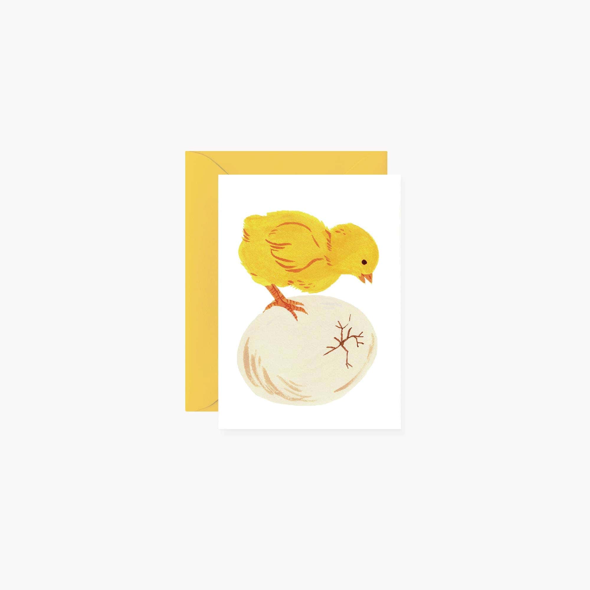 Favorite Story Botanica Paper Co. BABY CHICK & EGG | mini card