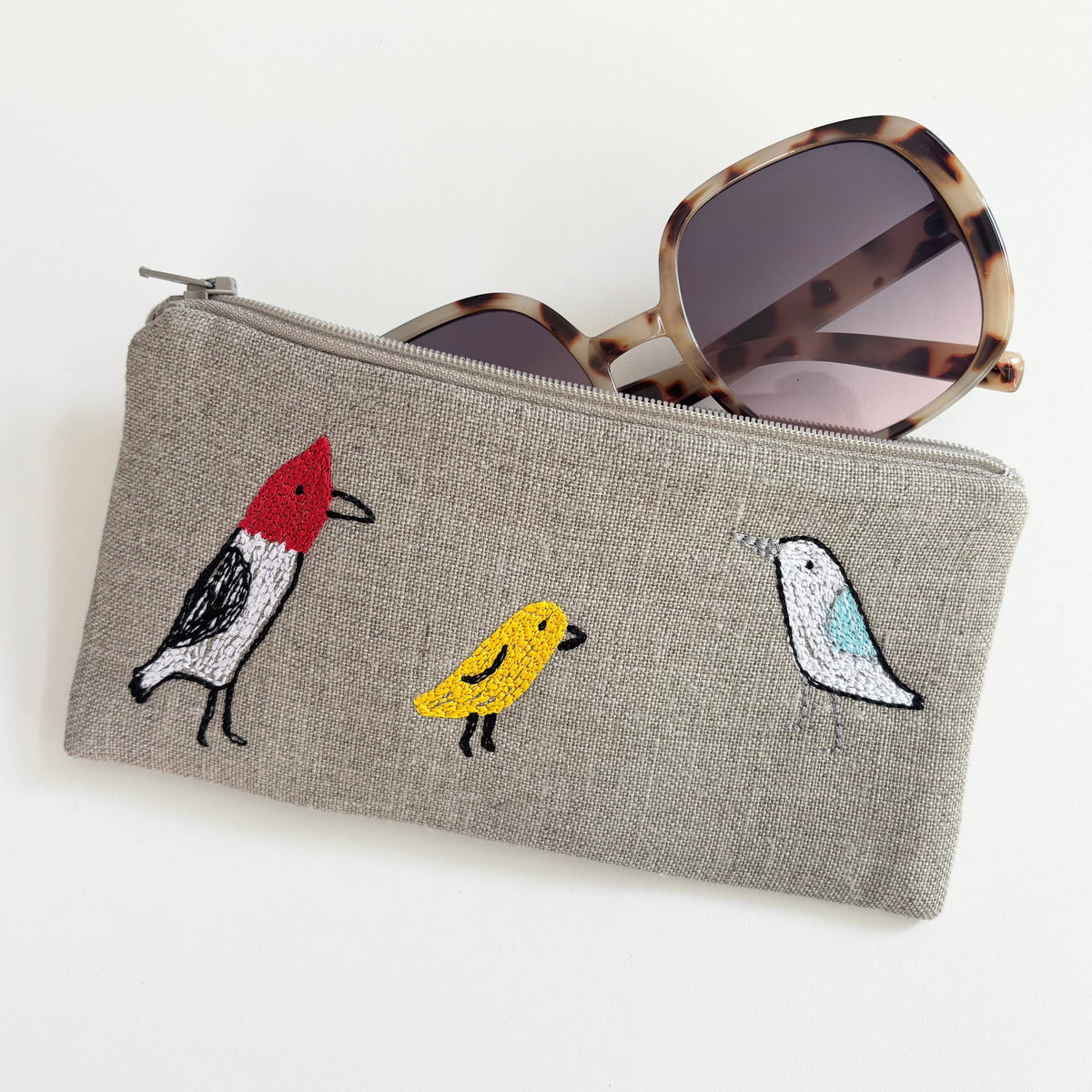 Favorite Story K Studio Backyard Birds Pouch