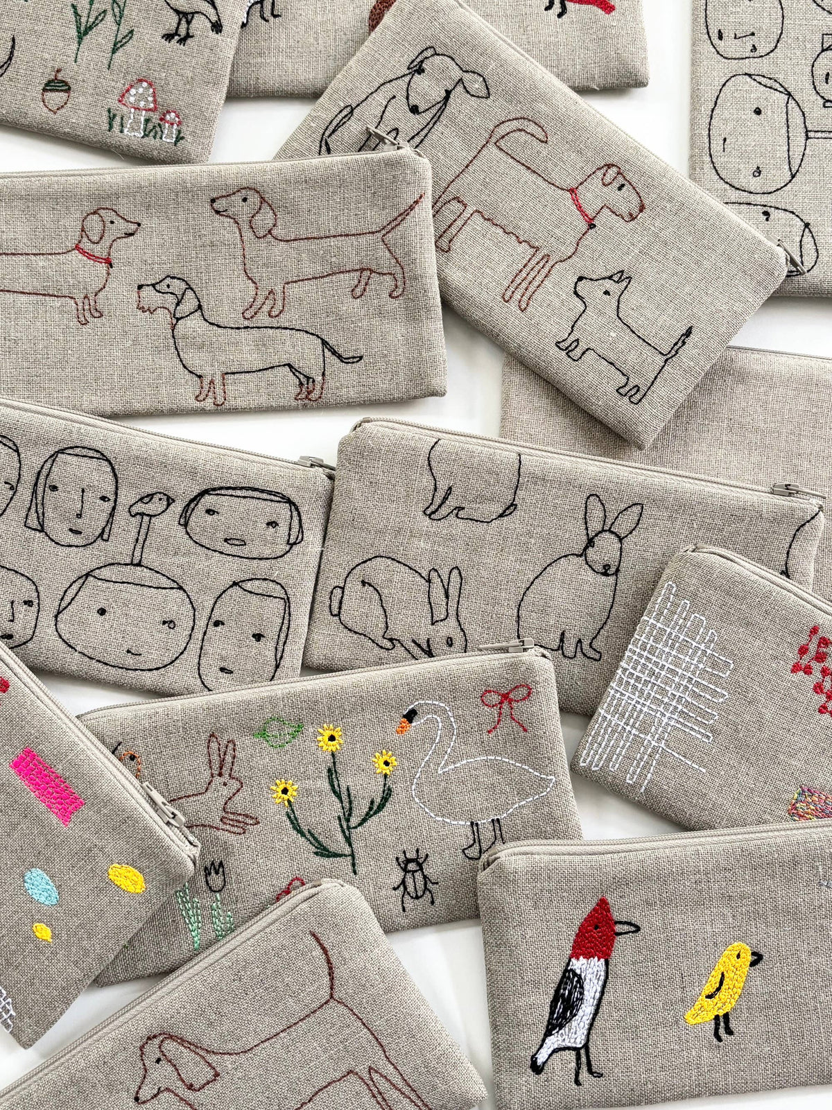 Favorite Story K Studio Backyard Birds Pouch