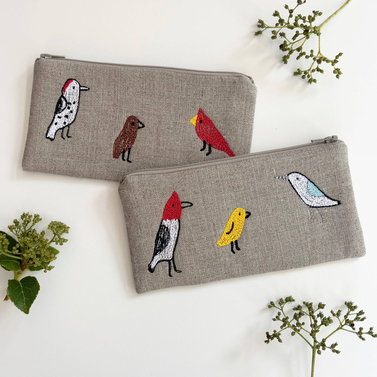 Favorite Story K Studio Backyard Birds Pouch