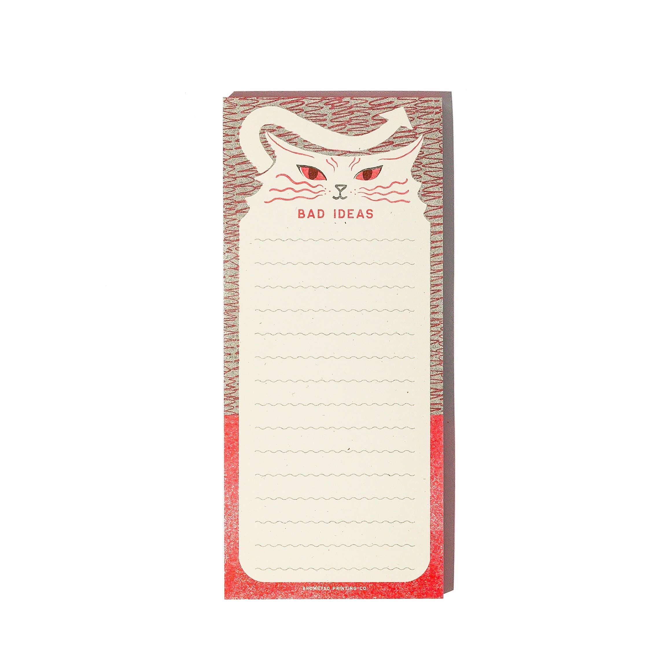 Favorite Story Bromstad Printing Co. Bad Ideas - Tall Risograph Notepad