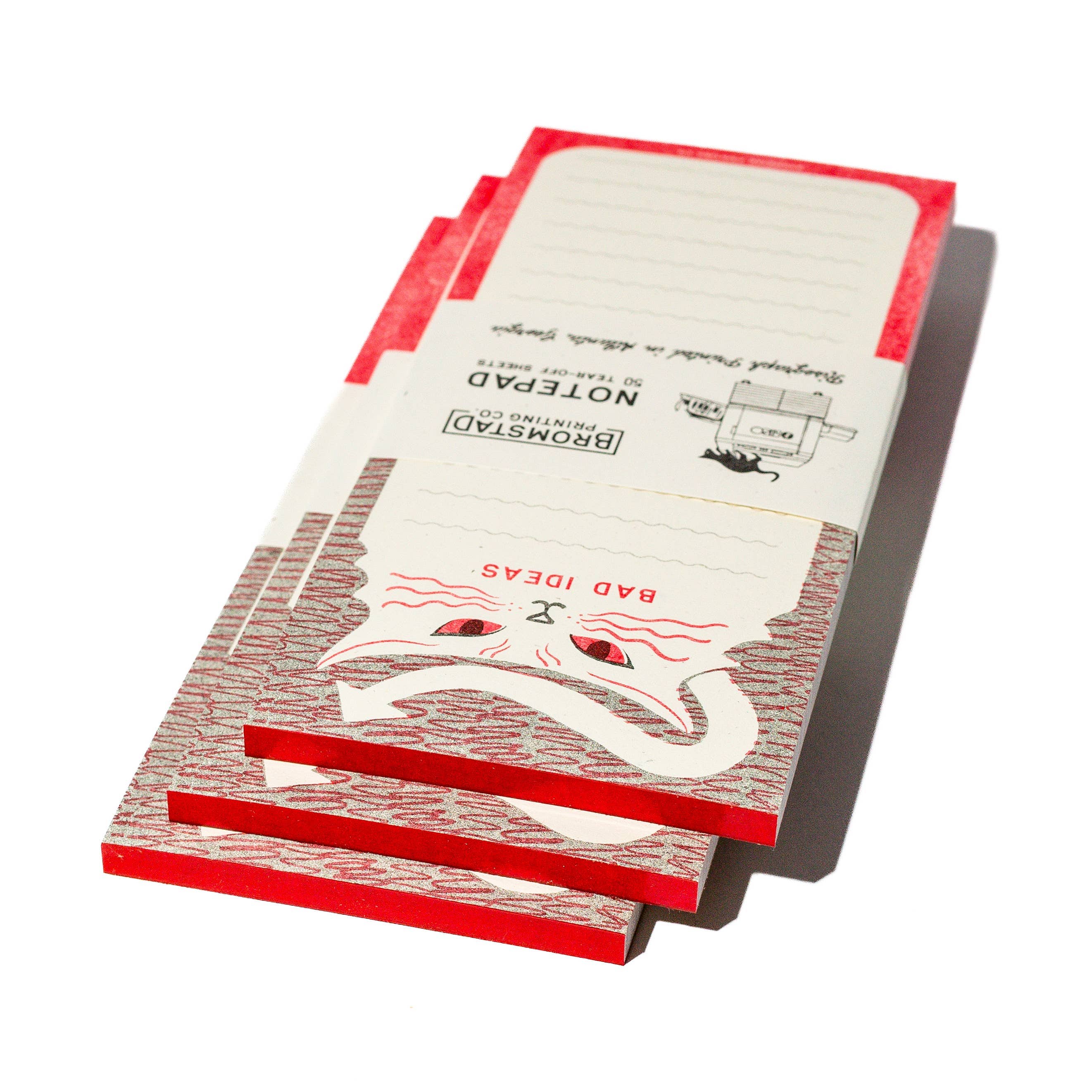 Favorite Story Bromstad Printing Co. Bad Ideas - Tall Risograph Notepad