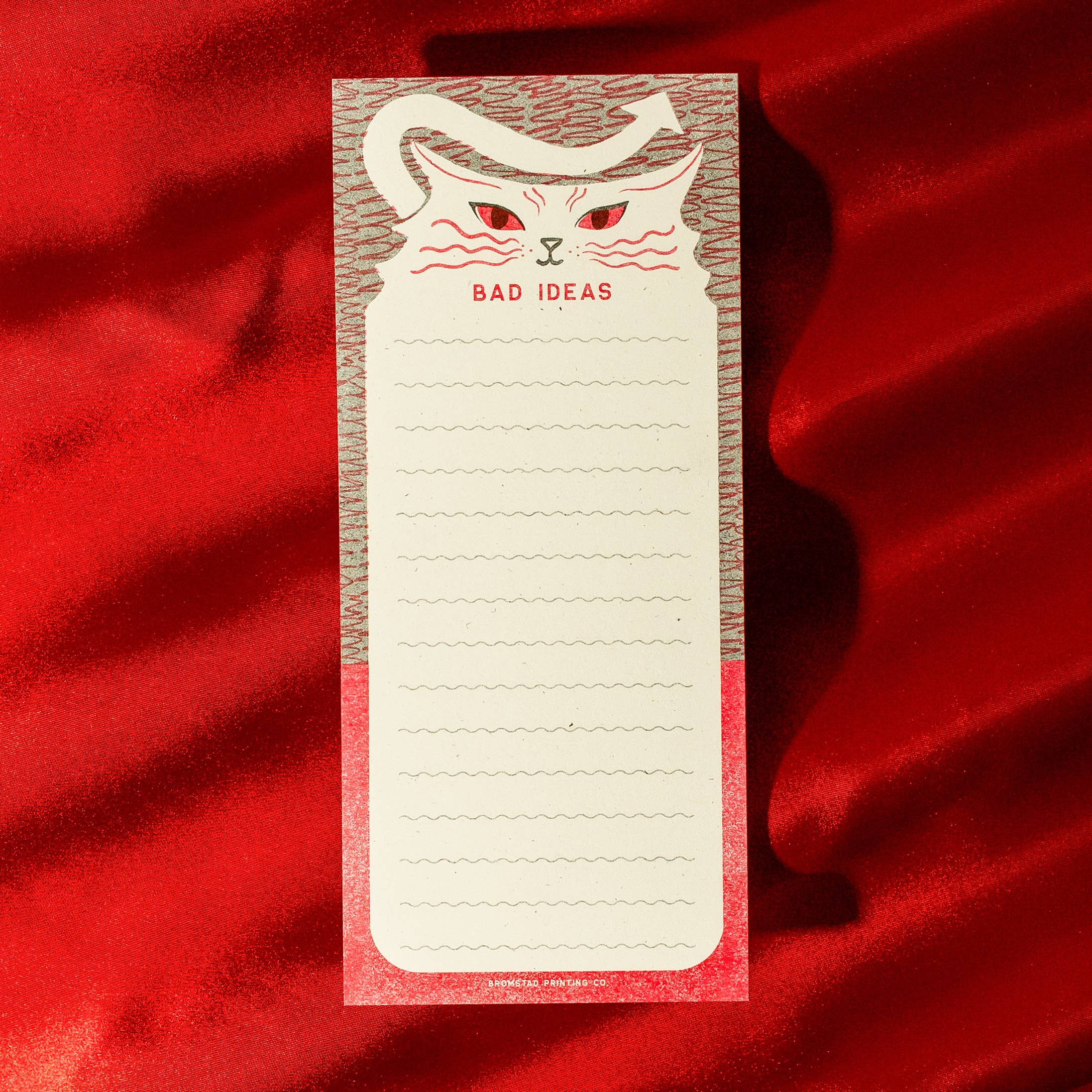 Favorite Story Bromstad Printing Co. Bad Ideas - Tall Risograph Notepad