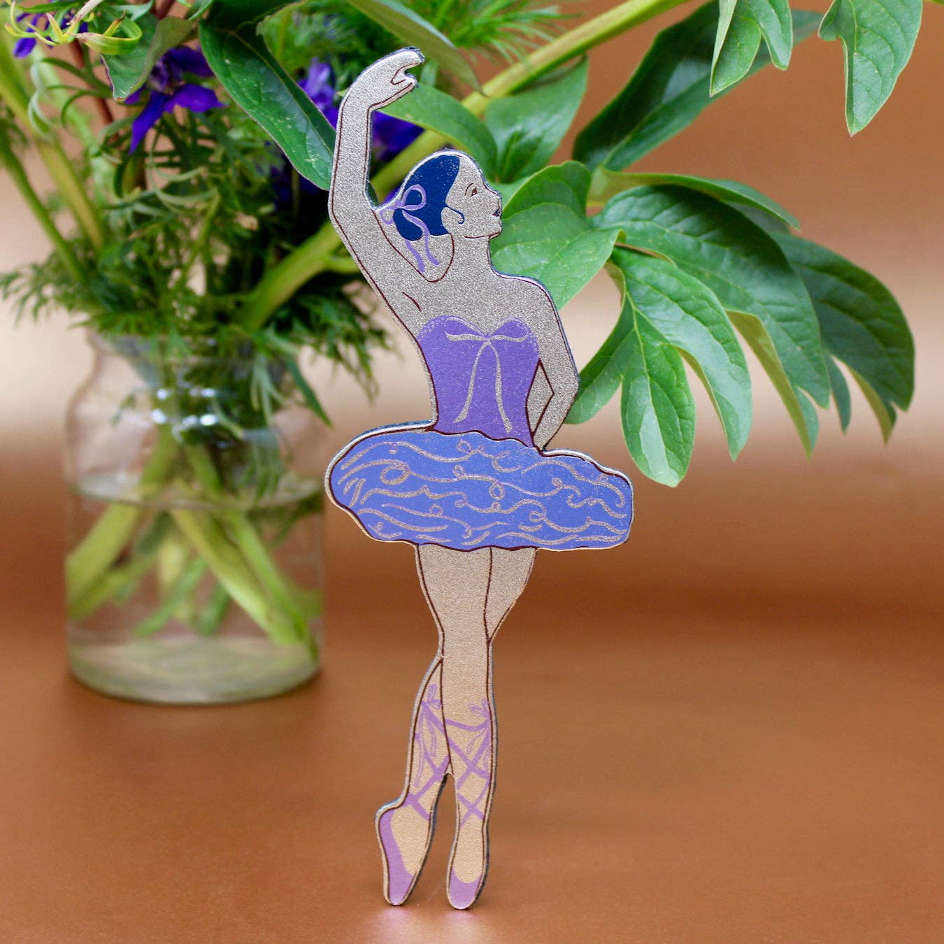 Favorite Story Ark Colour Design Peach Ballerina Bookmark