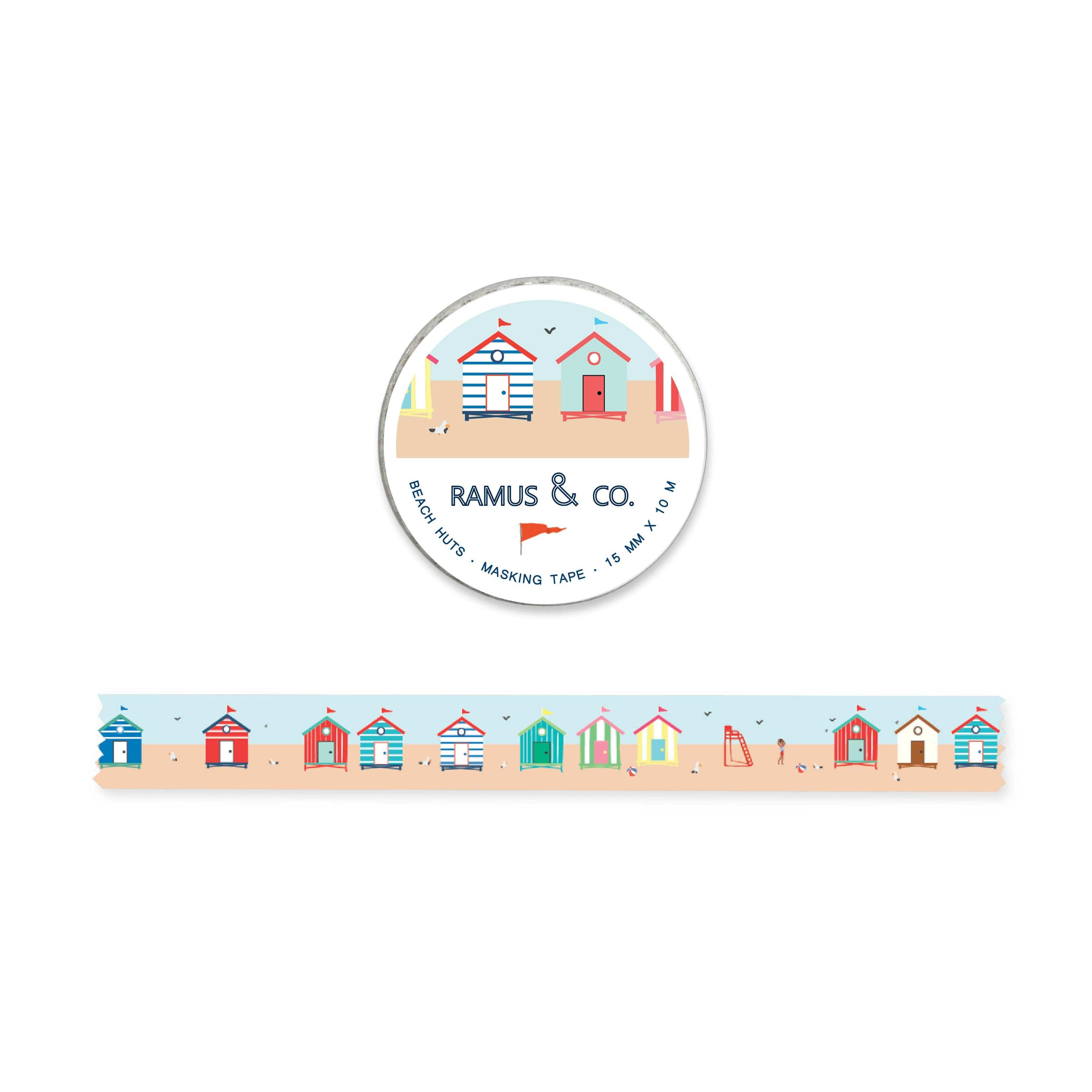 Favorite Story Ramus & Co. Beach Huts Masking Tape