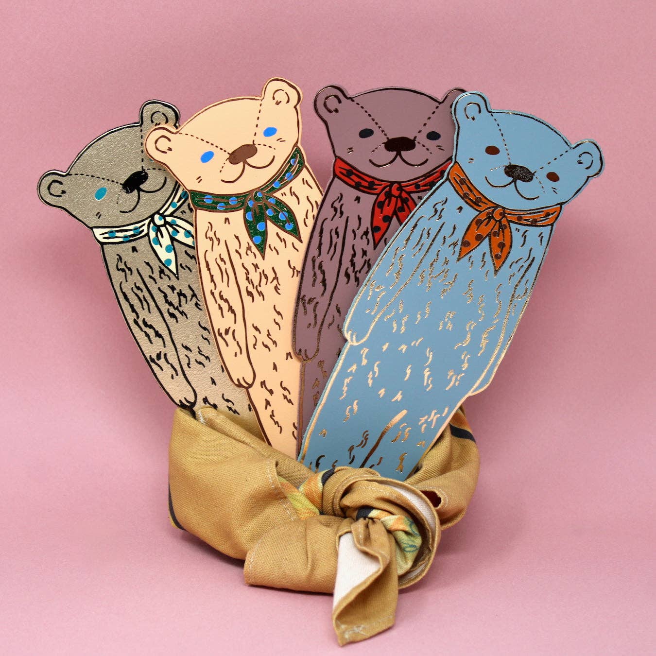 Favorite Story Ark Colour Design Heritage Blue Bear Bookmark