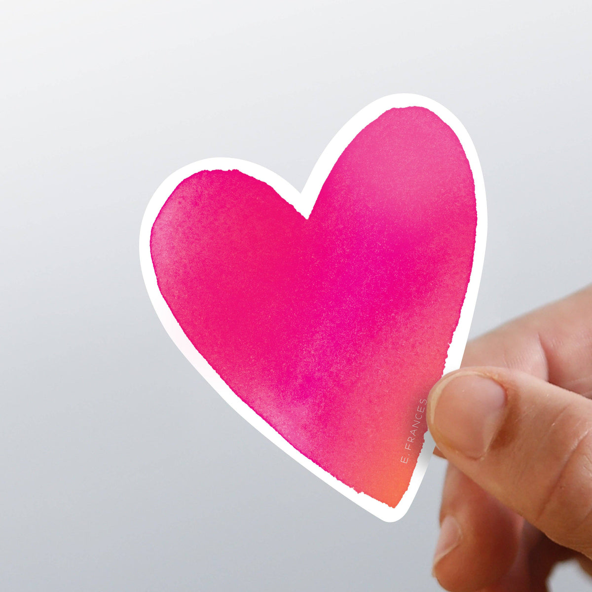 Favorite Story E. Frances Paper Big Heart Sticker