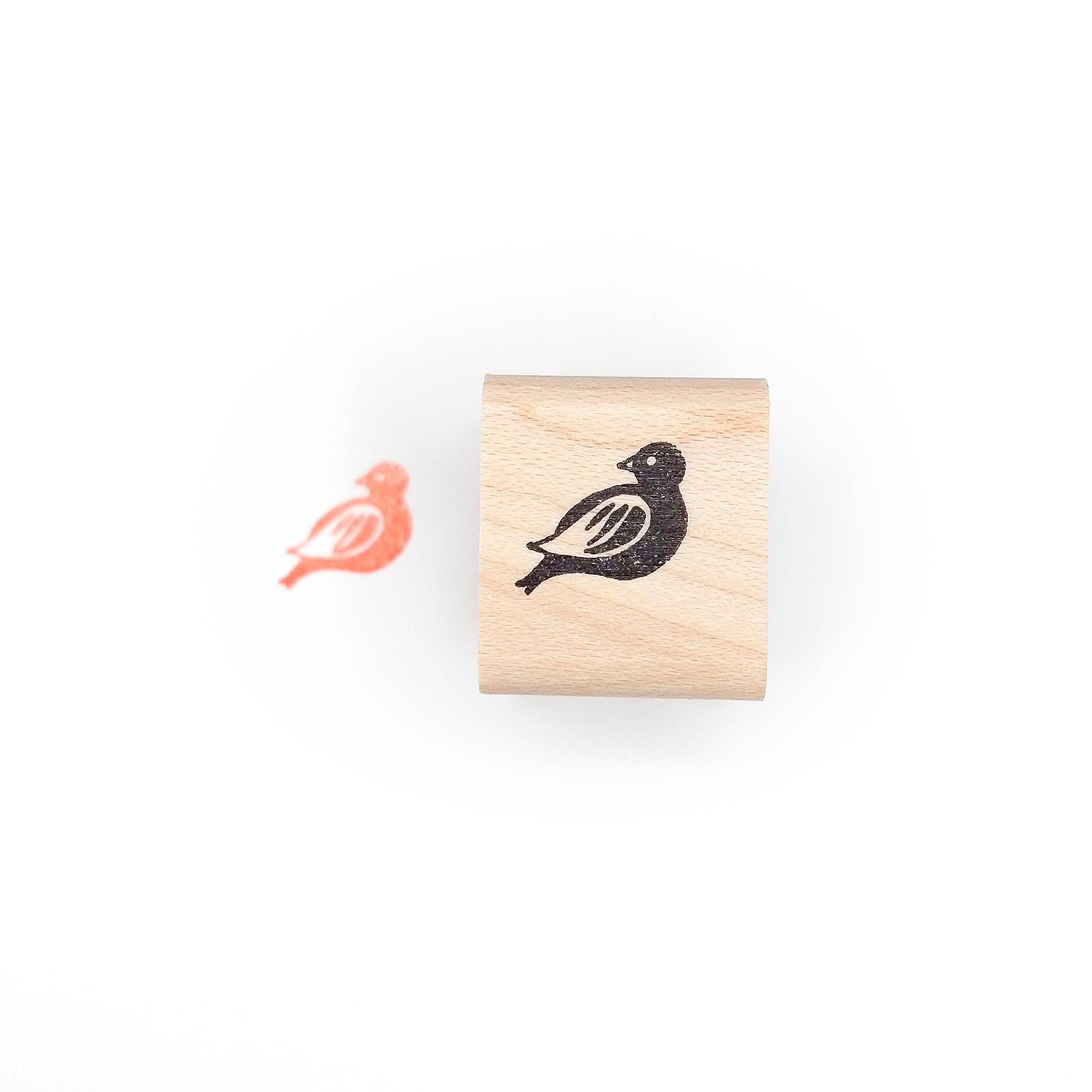 Favorite Story Peppercorn Paper Bird Mini Stamp