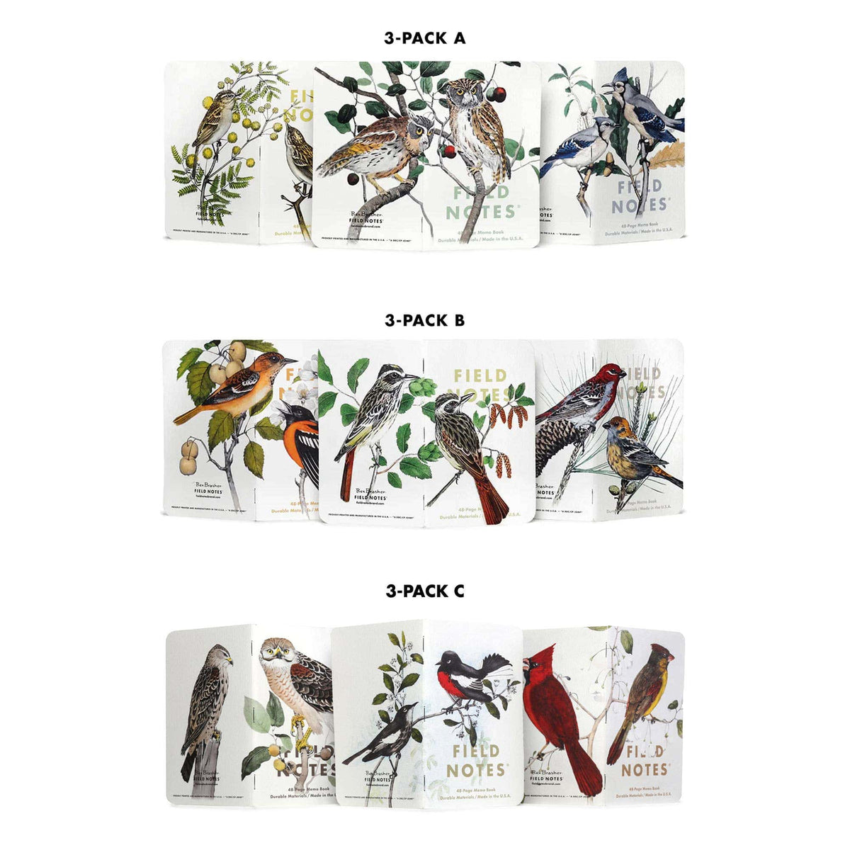 Favorite Story Notebook Field Notes Birds and Trees of North America