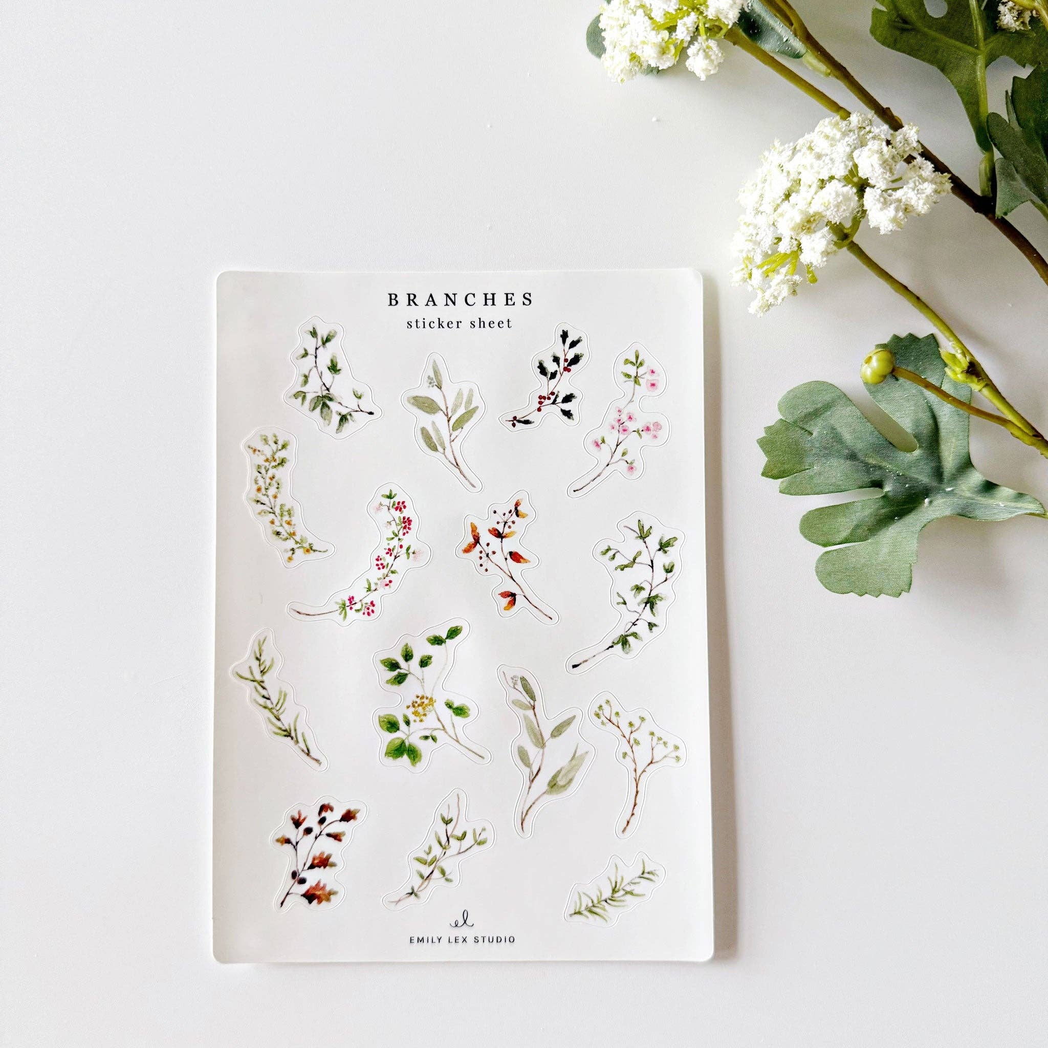 Favorite Story emily lex studio Birds sticker sheets