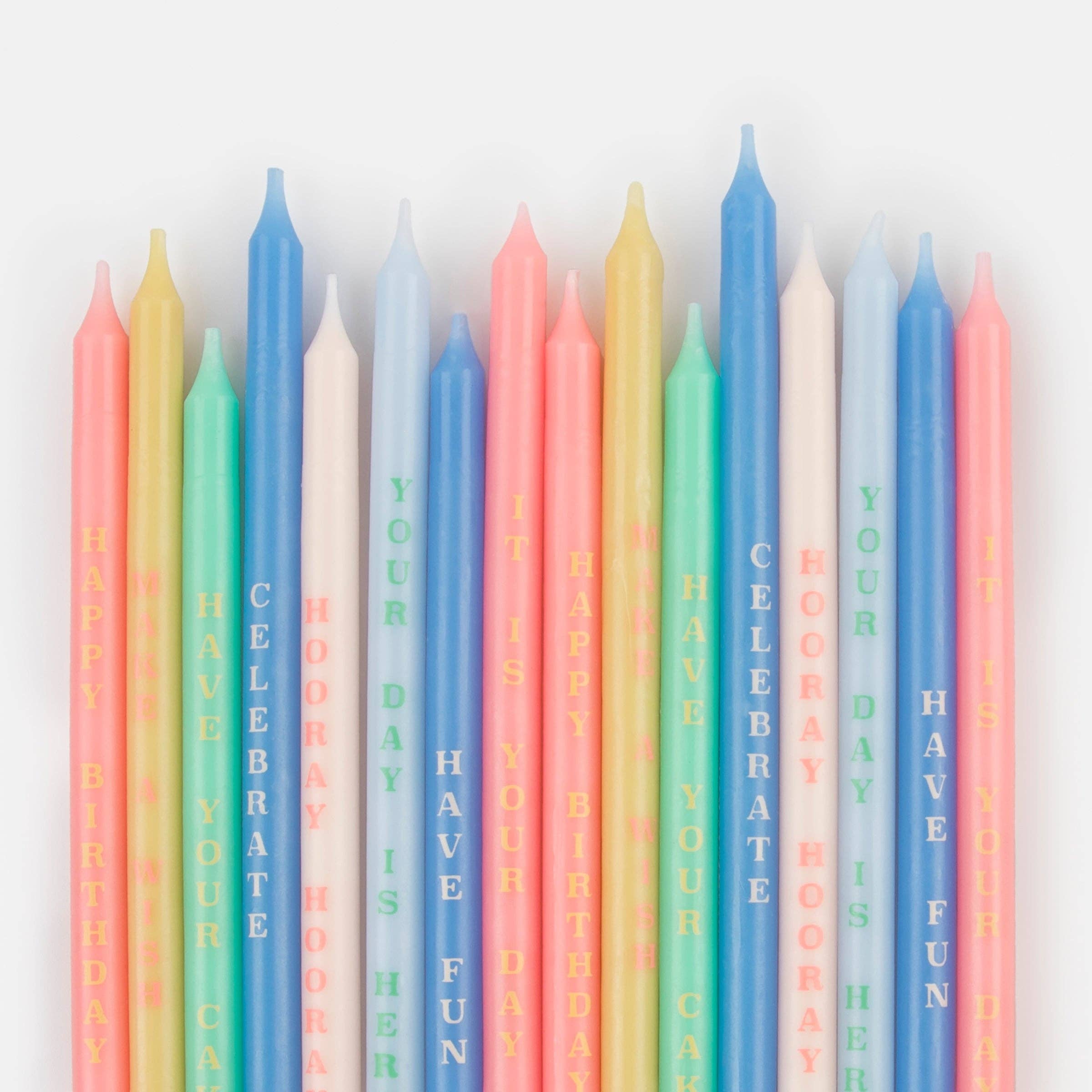 Favorite Story Meri Meri Birthday Phrases Candles