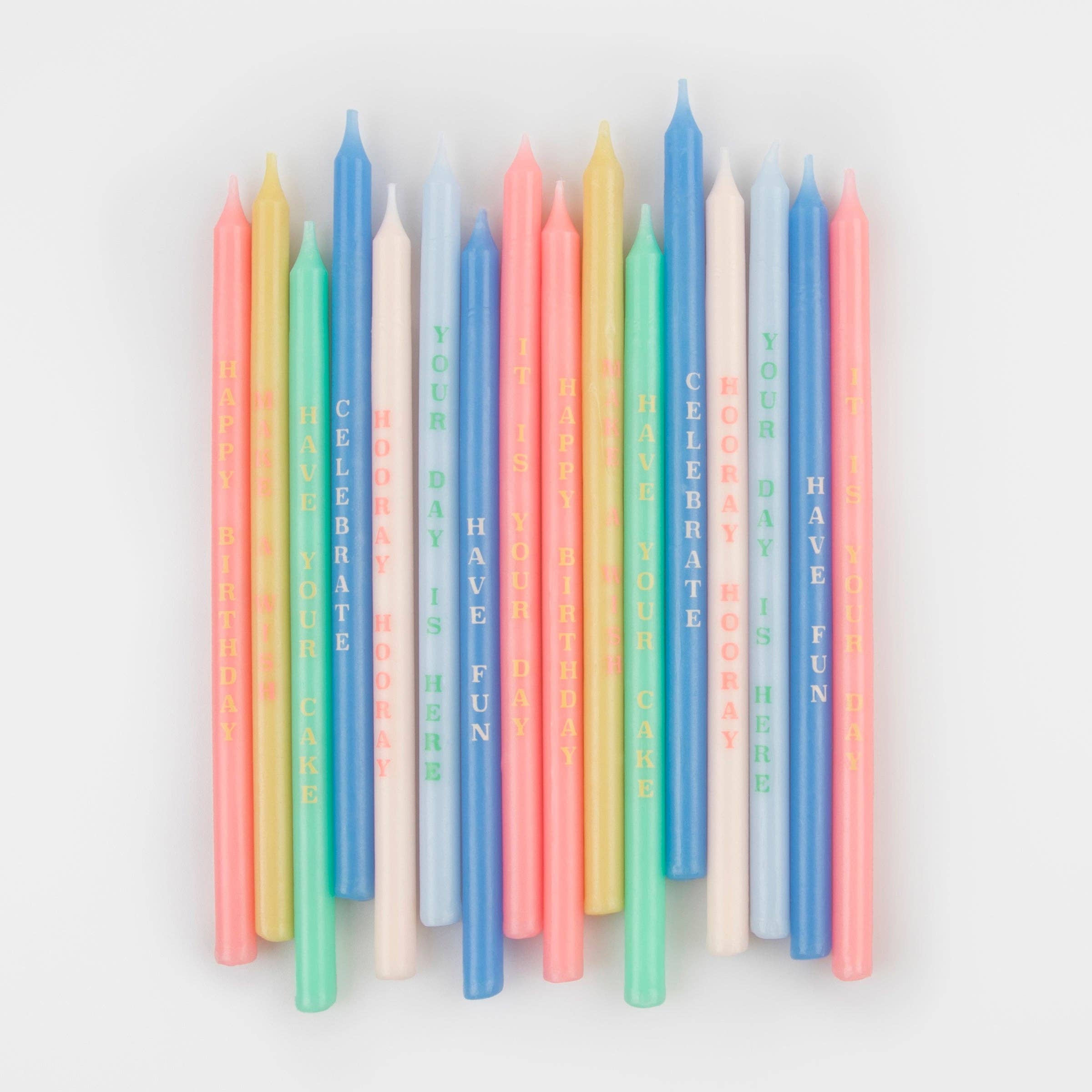 Favorite Story Meri Meri Birthday Phrases Candles
