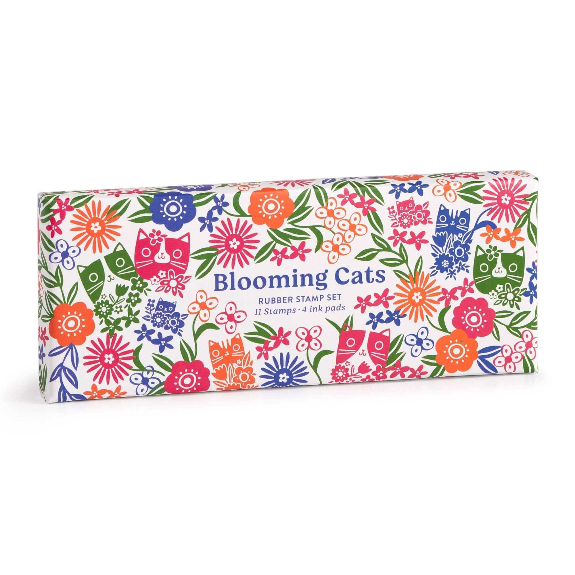 Favorite Story Chronicle Books Blooming Cats Rubber Stamp Set