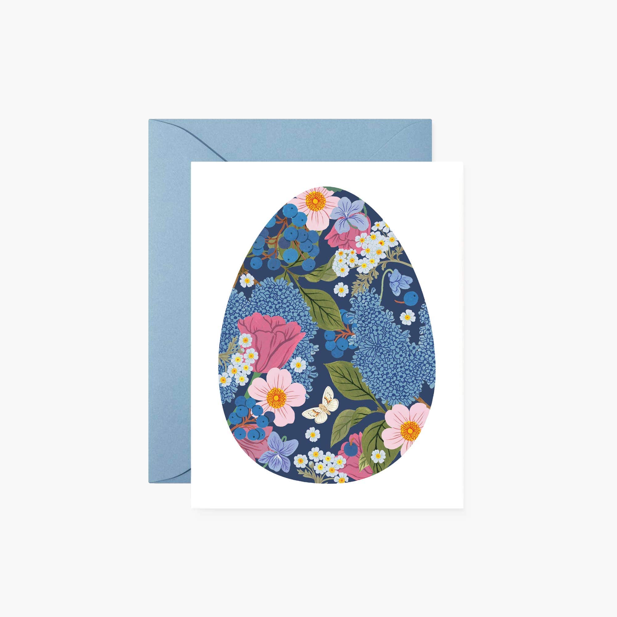 Favorite Story Botanica Paper Co. BLUE EASTER EGG |  greeting card