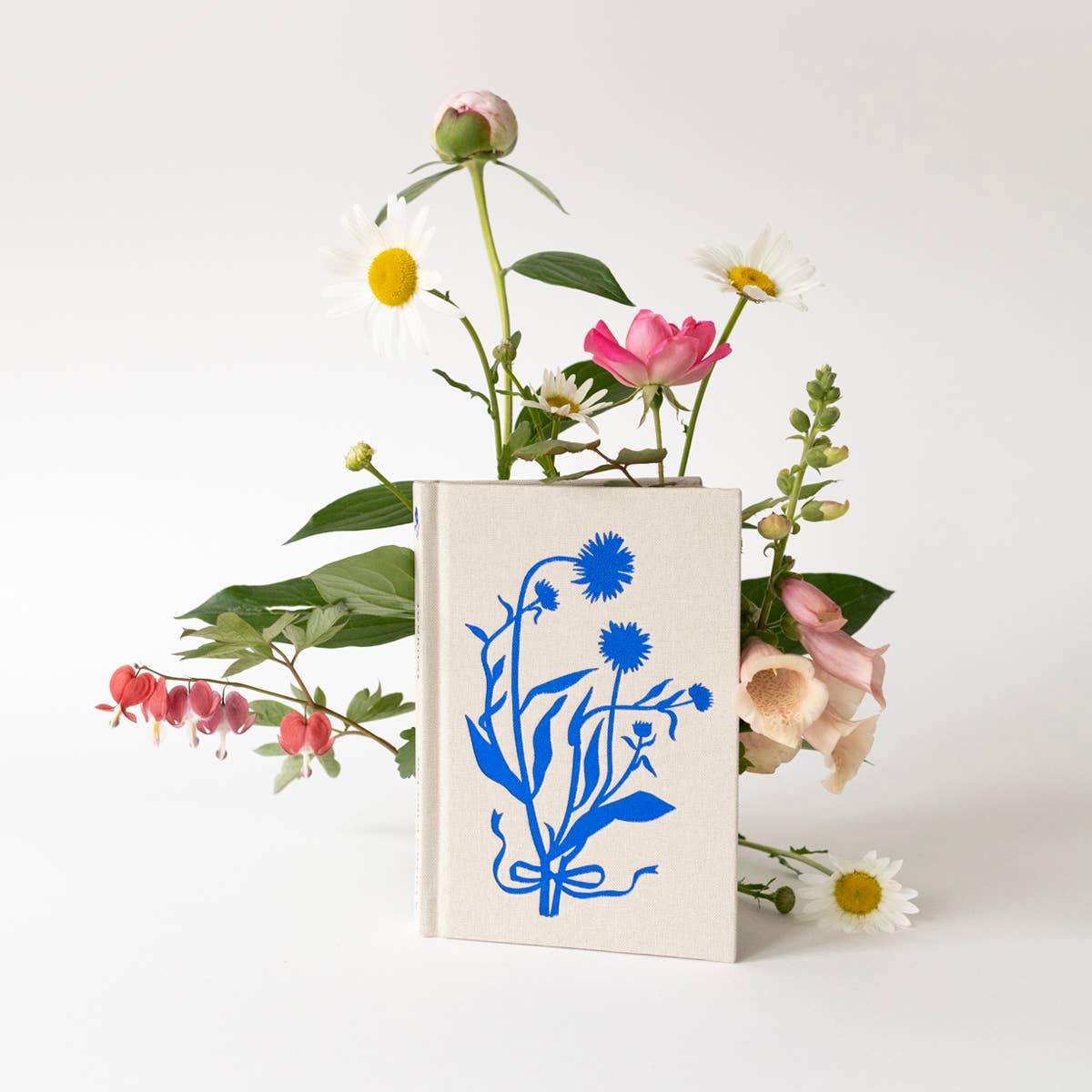 Favorite Story Botanica Paper Co. BLUE FLORA | MINI LINEN BOUND JOURNAL