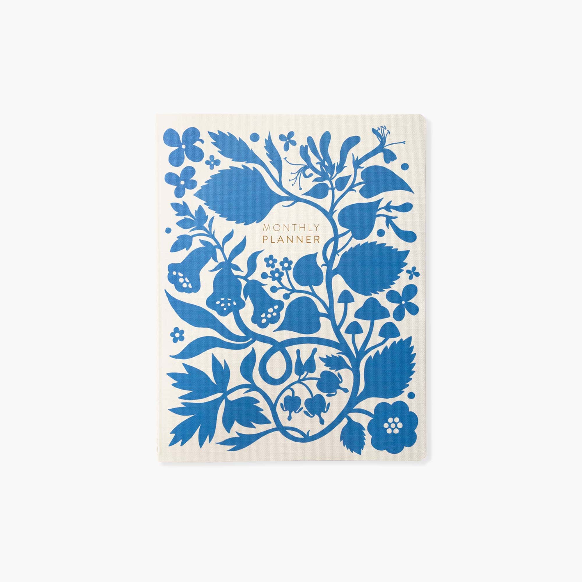Favorite Story Botanica Paper Co. BLUE FLORAL | UNDATED MONTHLY PLANNER