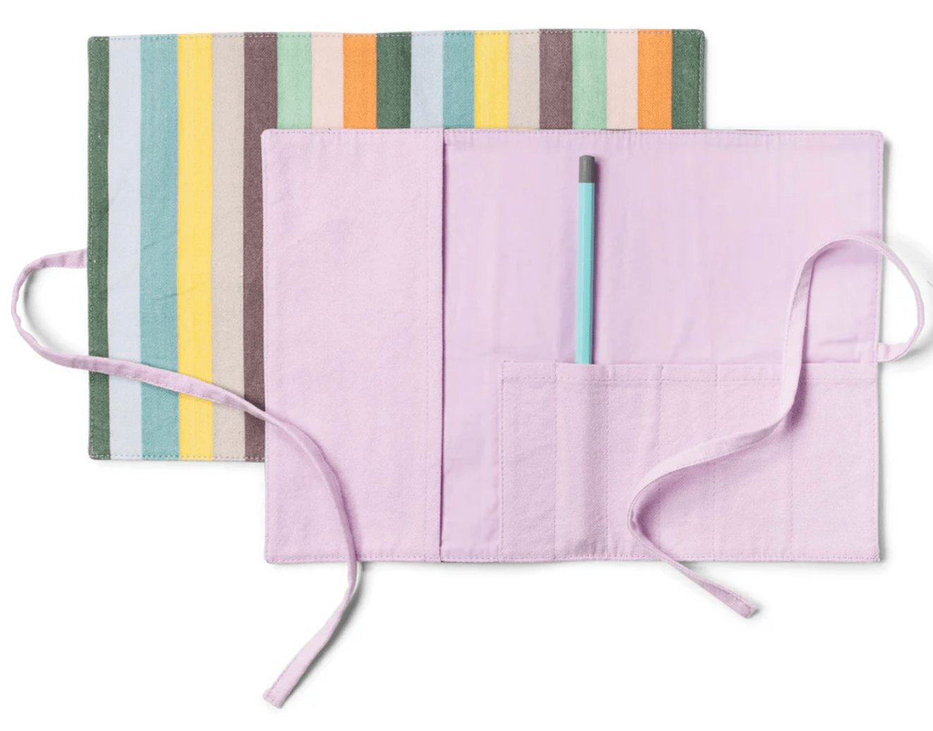 Favorite Story Fringe Studio BOLD STRIPE ROLL UP POUCH