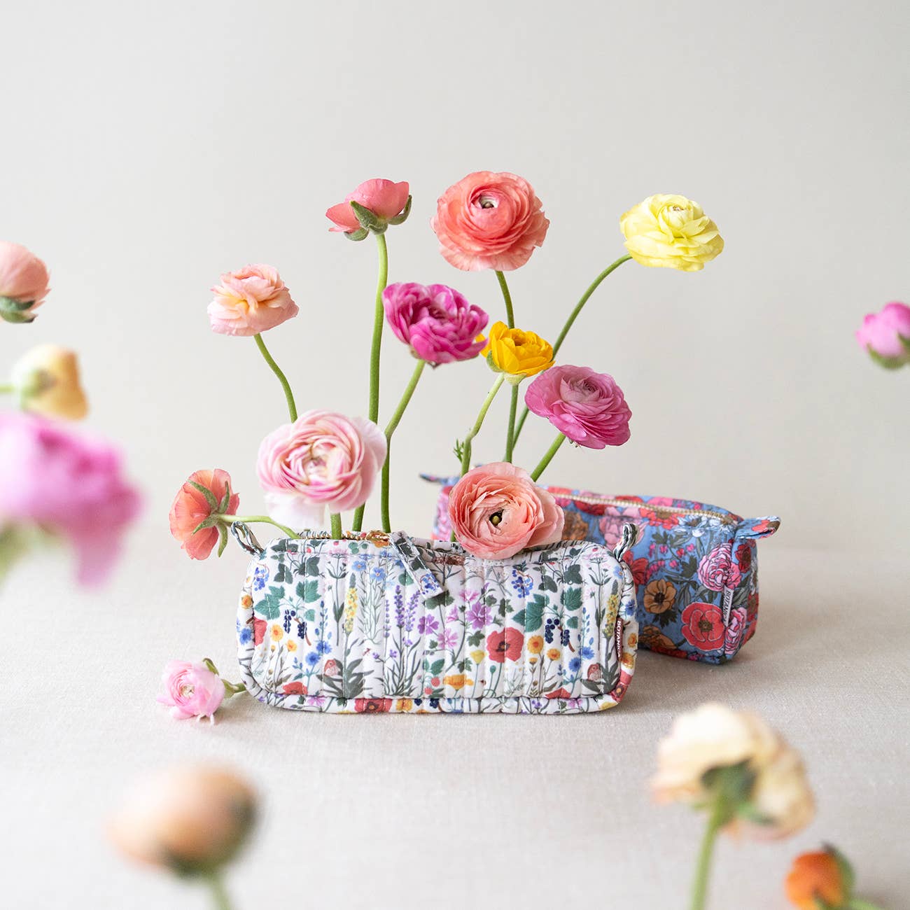Favorite Story Botanica Paper Co. BOTANIST | Cotton Quilted Pencil Pouch