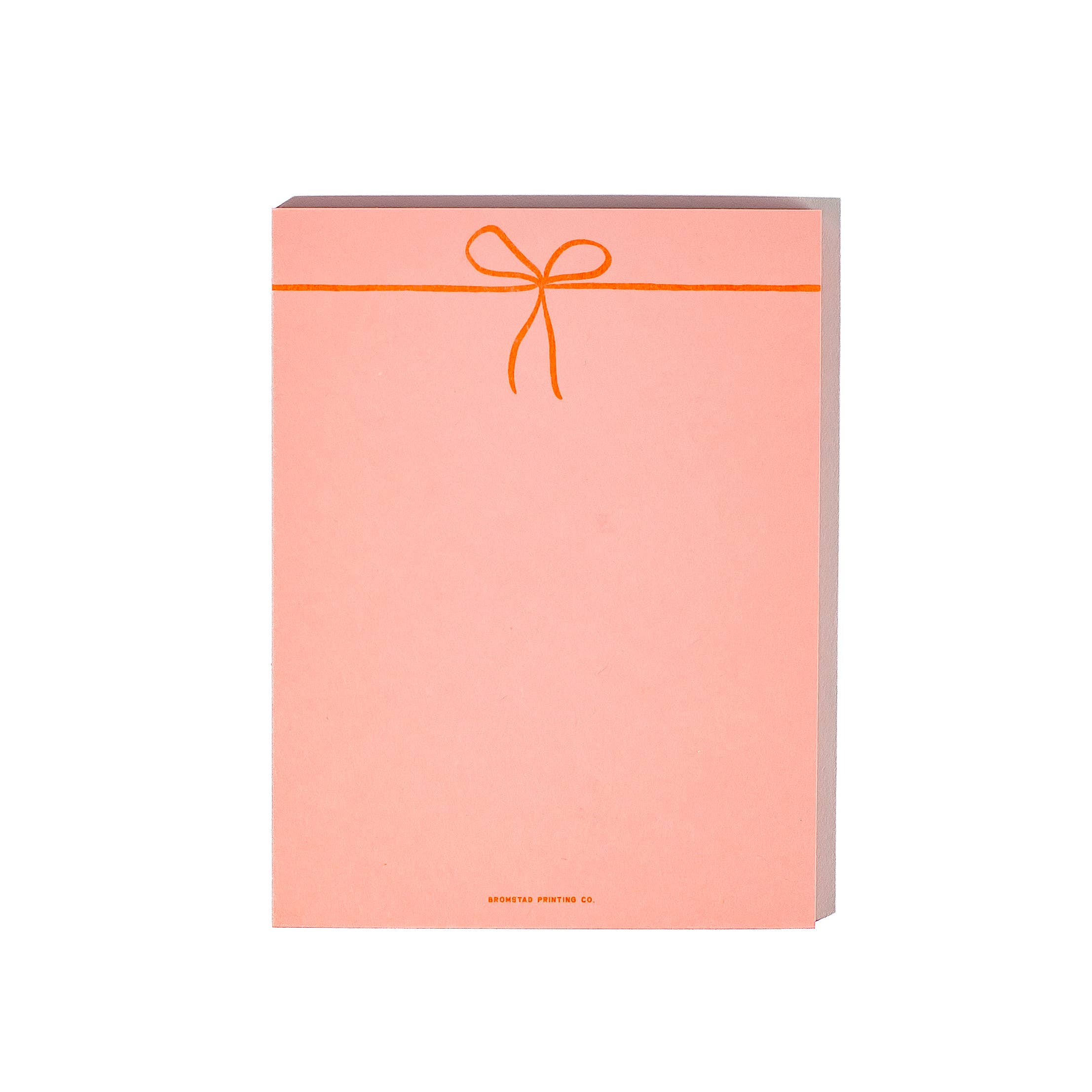 Favorite Story Bromstad Printing Co. Bow - Risograph Small Notepad