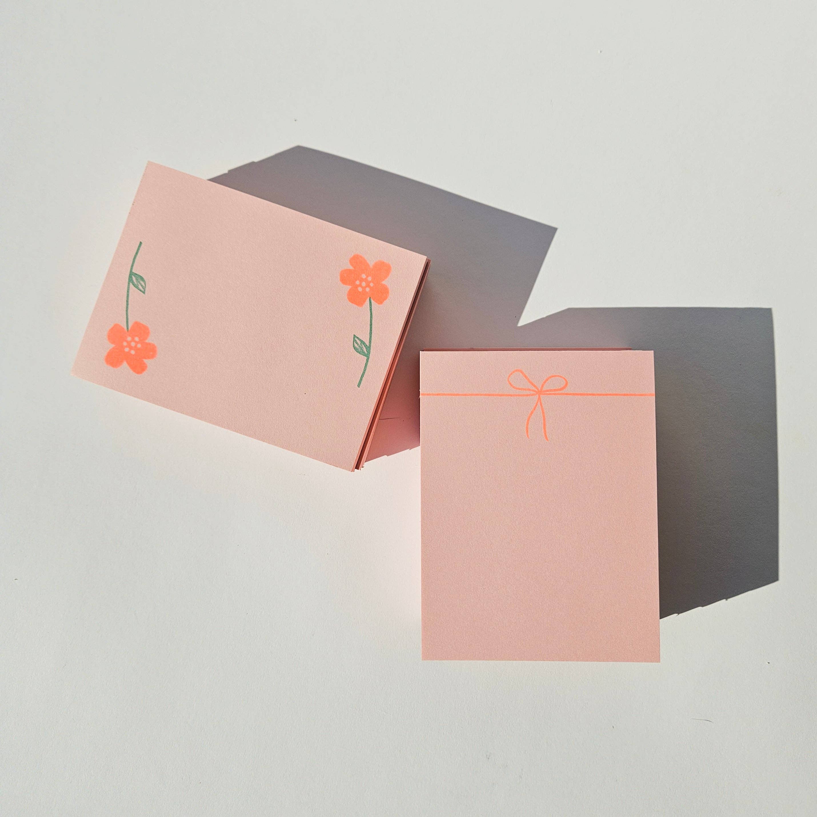 Favorite Story Bromstad Printing Co. Bow - Risograph Small Notepad