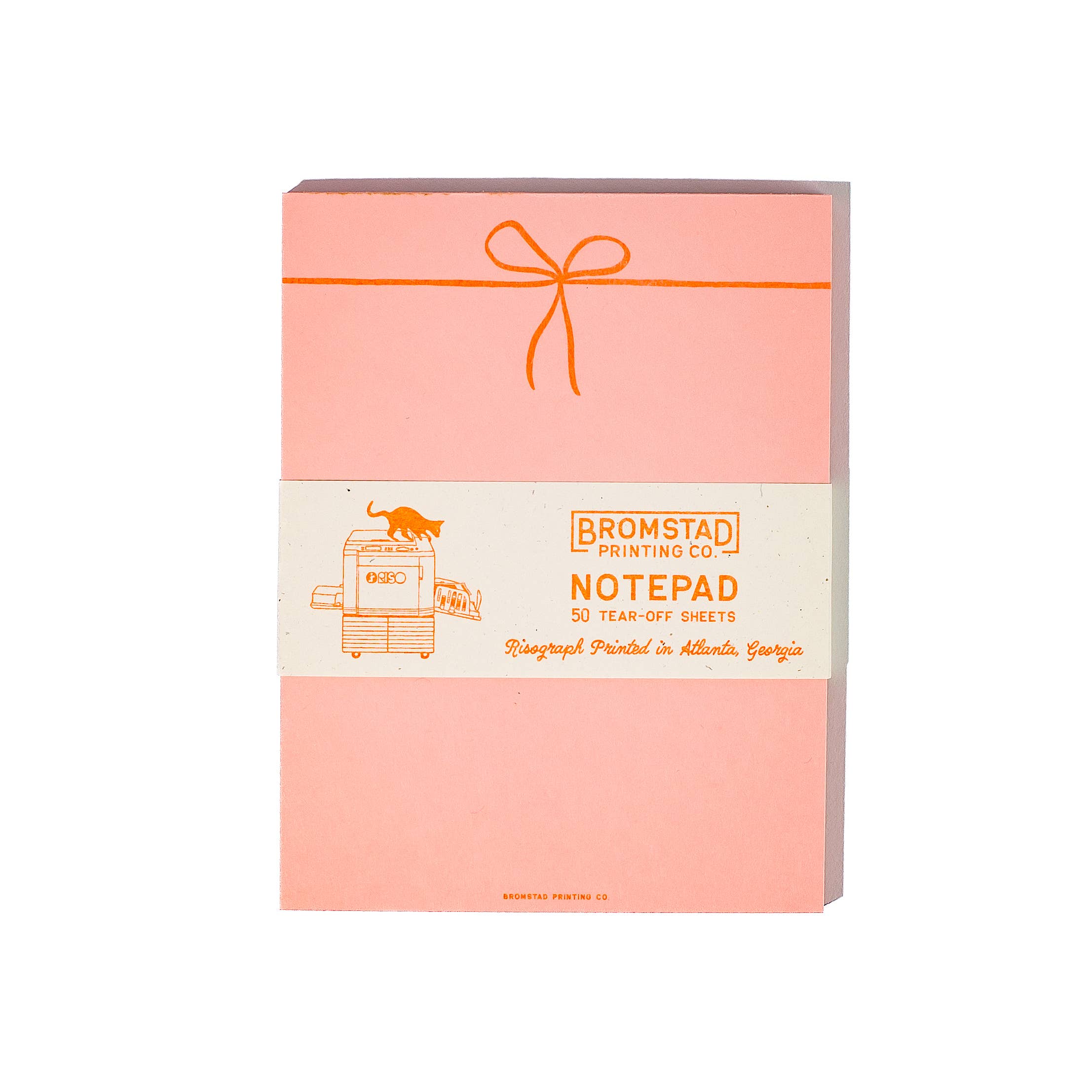 Favorite Story Bromstad Printing Co. Bow - Risograph Small Notepad