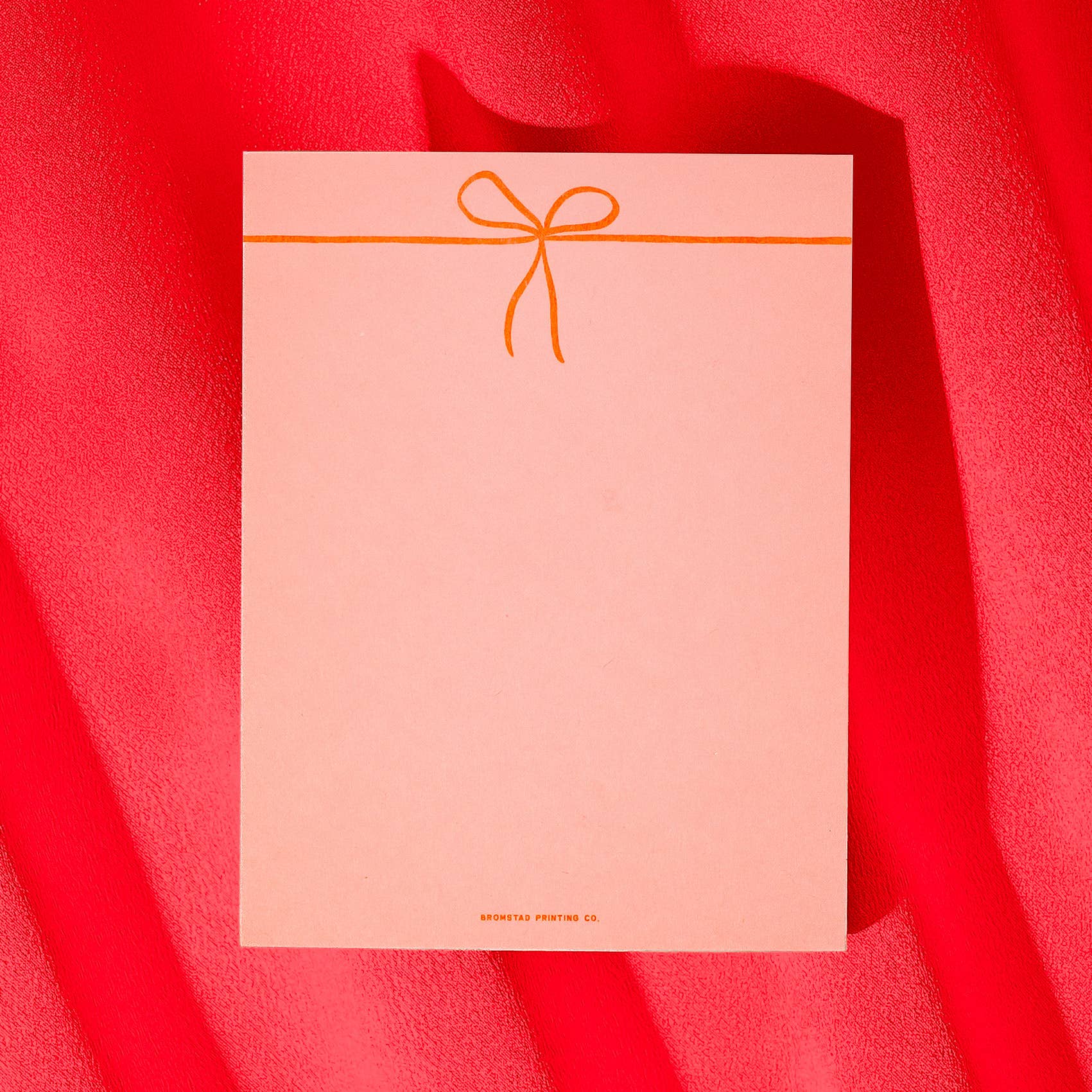 Favorite Story Bromstad Printing Co. Bow - Risograph Small Notepad