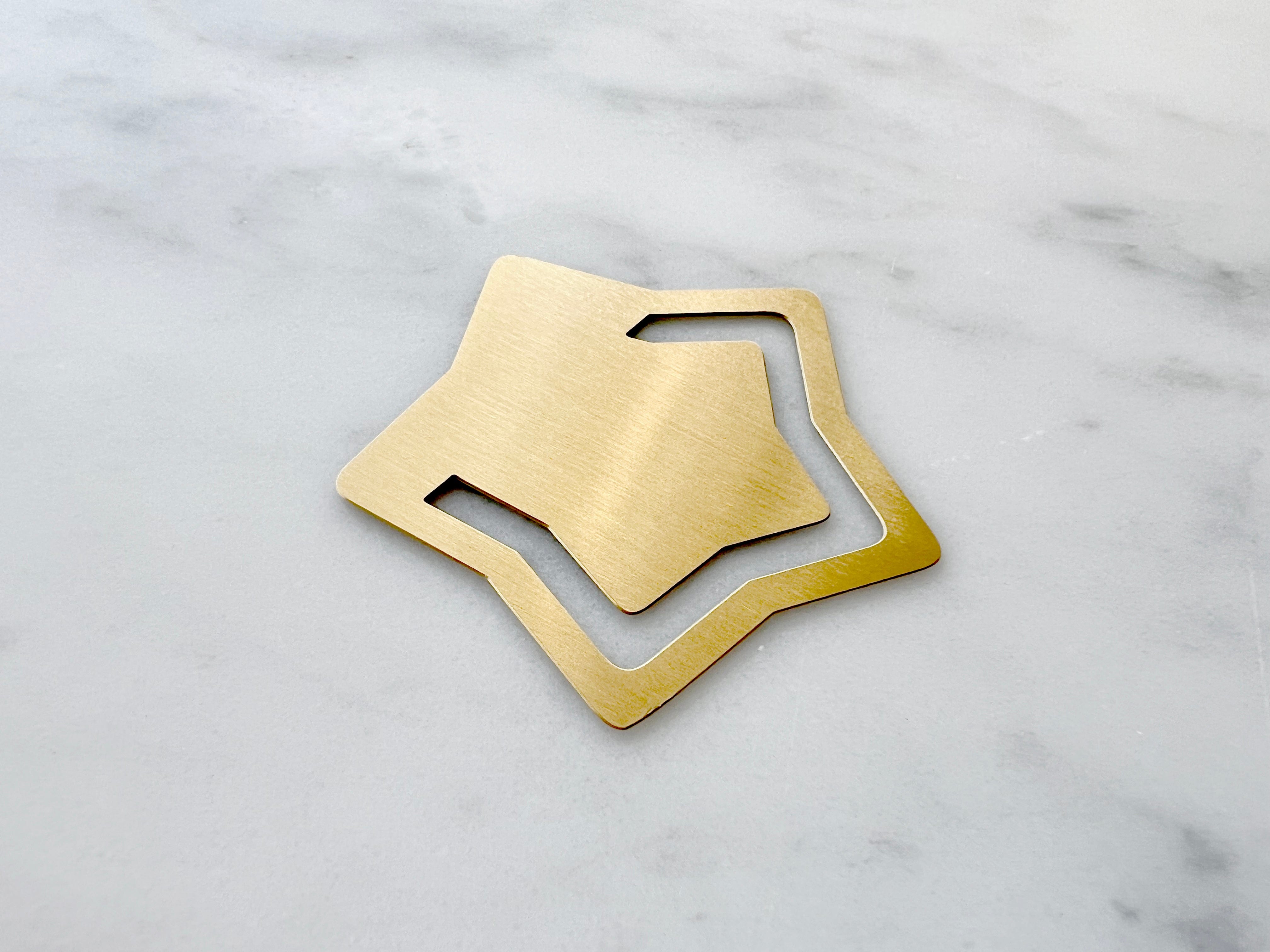 Favorite Story Brass Page Marker Star Brass Page Marker