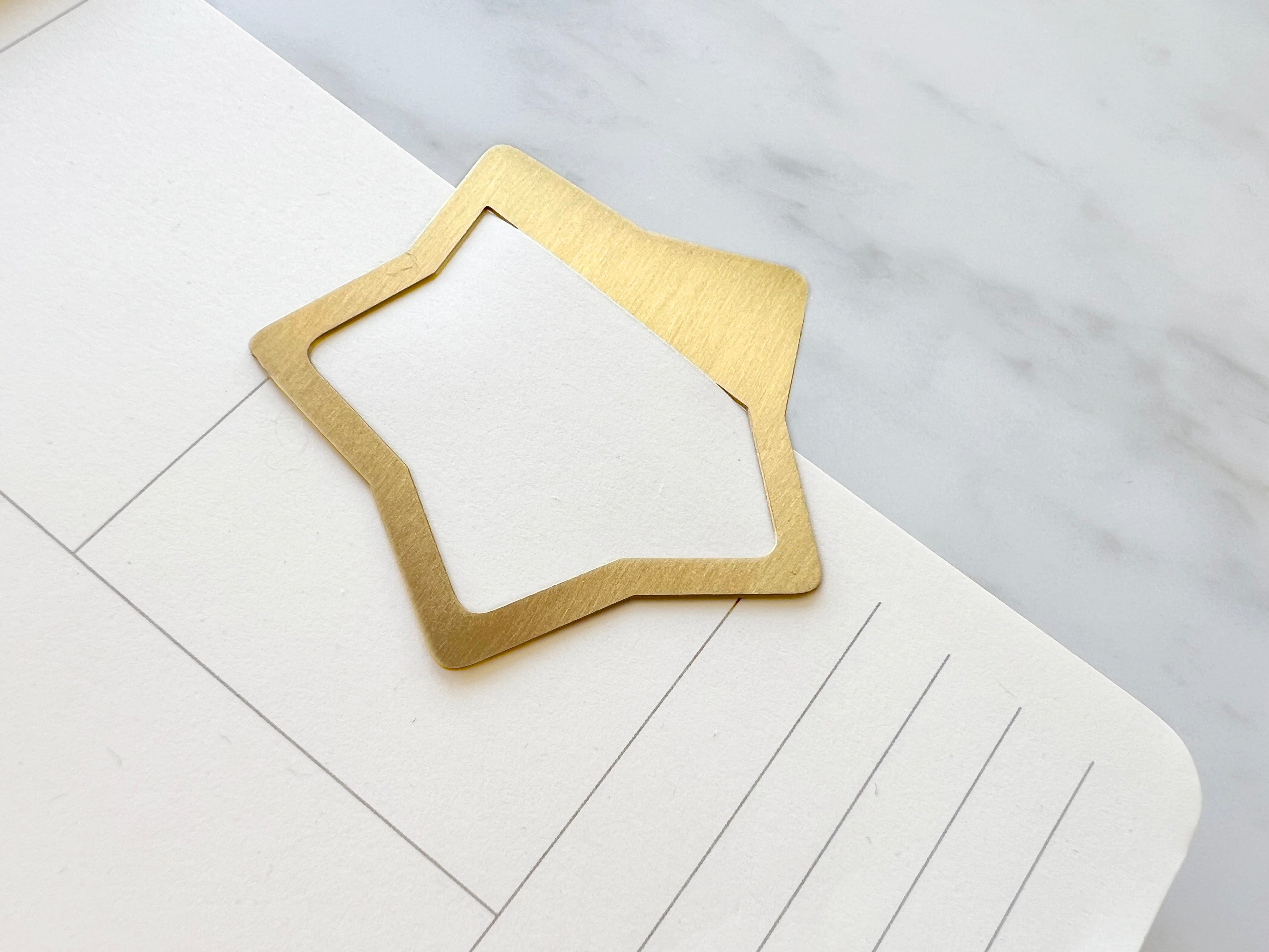 Favorite Story Brass Page Marker Star Brass Page Marker