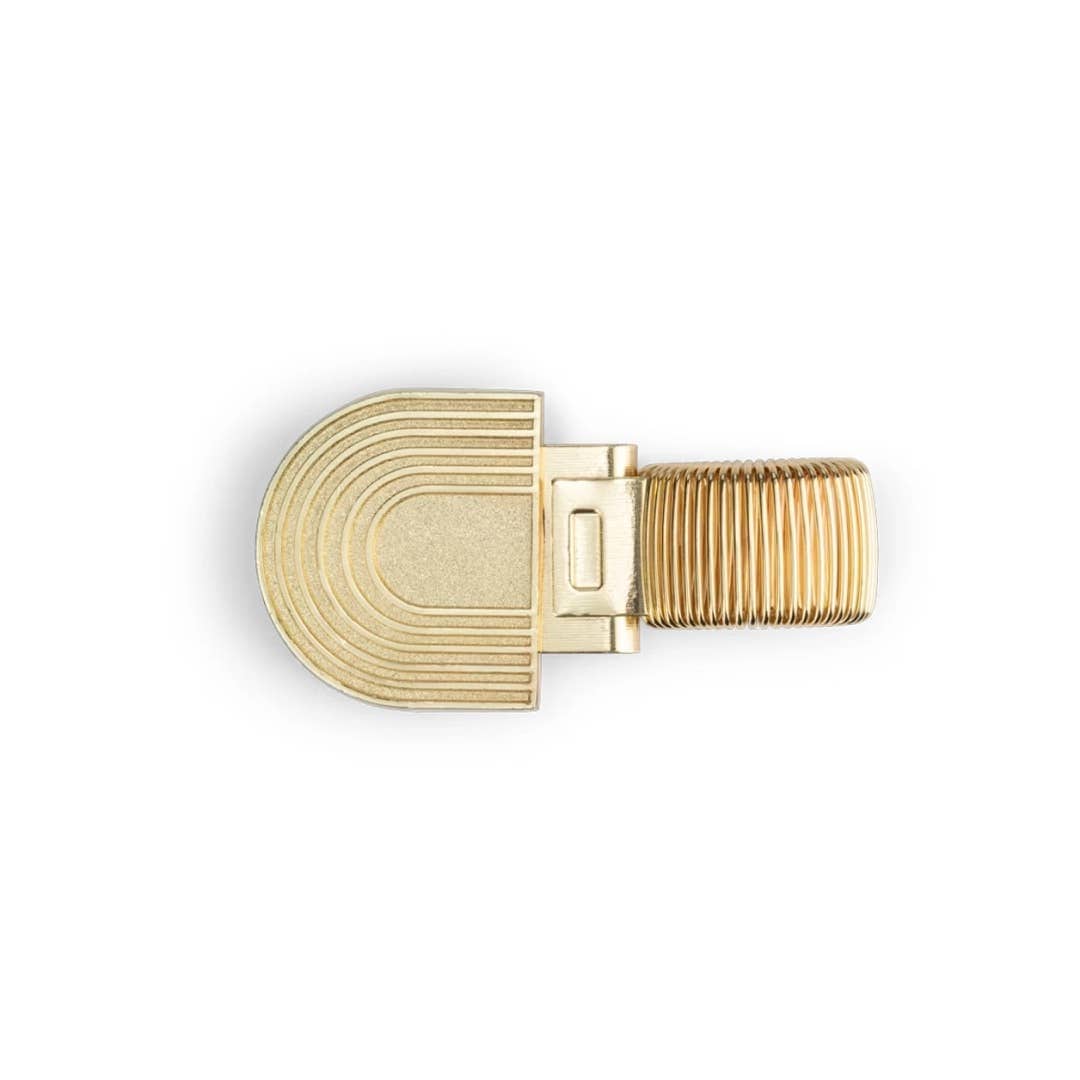 Favorite Story Papier Brass Pen Clip, New Packaging - Rainbow