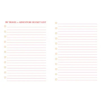 Favorite Story Journal Chronicle Books Bucket List Journal