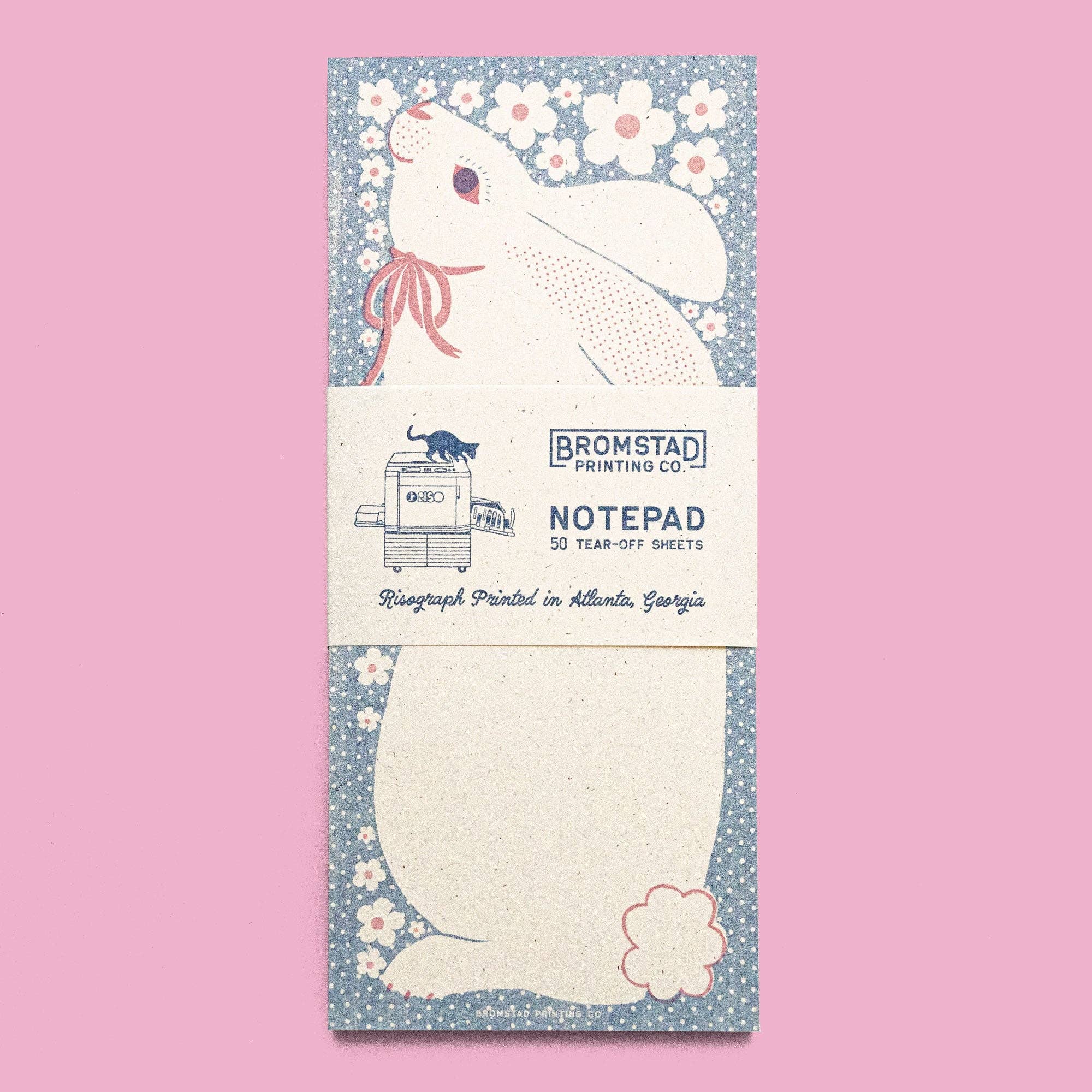 Favorite Story Bromstad Printing Co. Bunny - Risograph Notepad