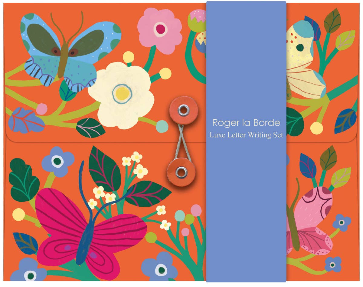 Favorite Story Roger La Borde Butterfly Garden Letter Writing Set  - WS 069