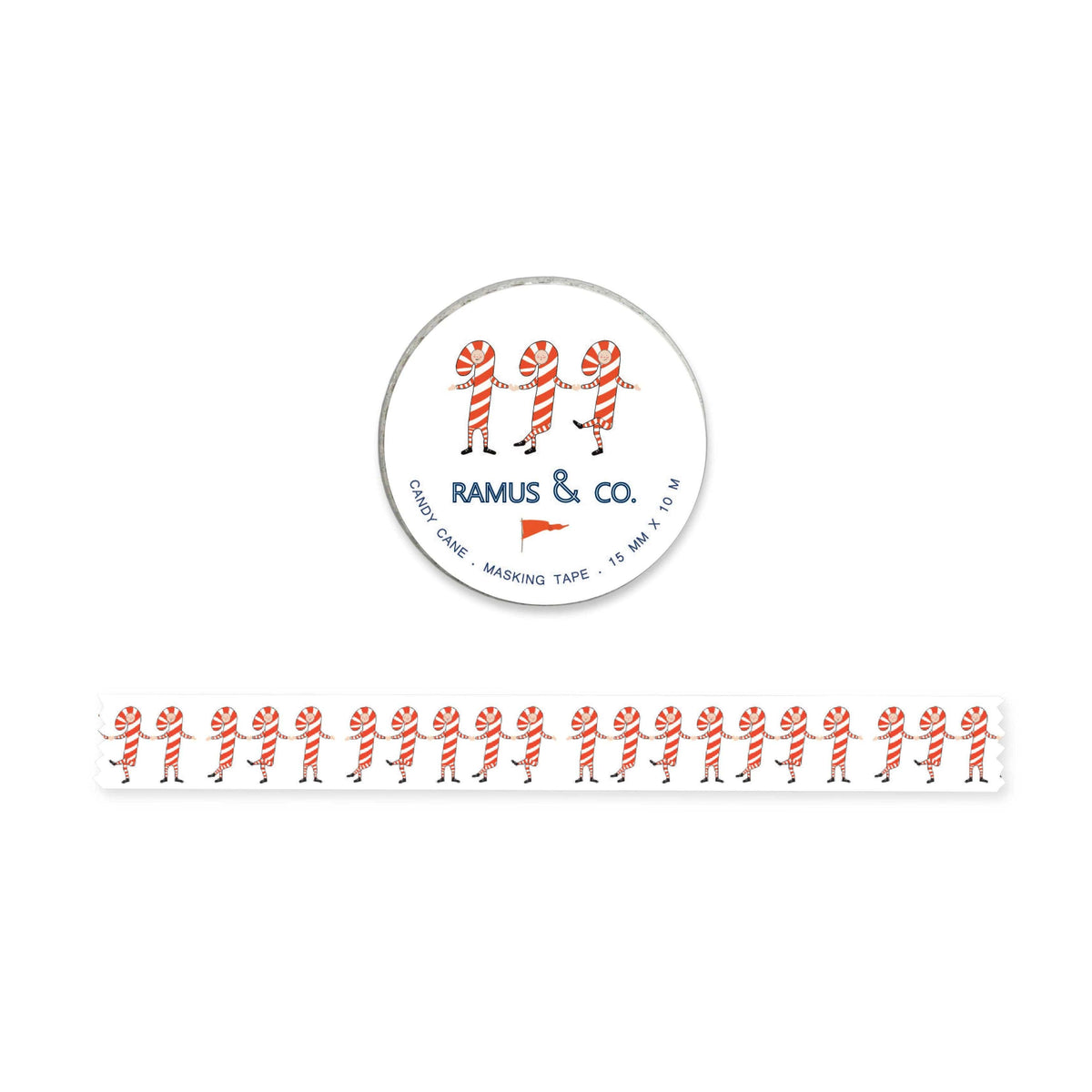 Favorite Story Ramus & Co. Candy Cane Masking Tape