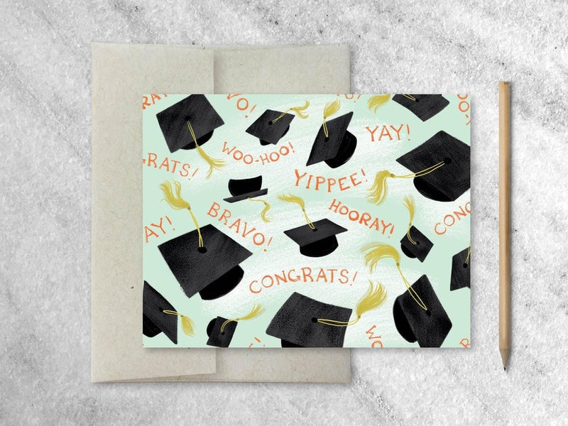 Favorite Story Graduation Card Caps & Tassels