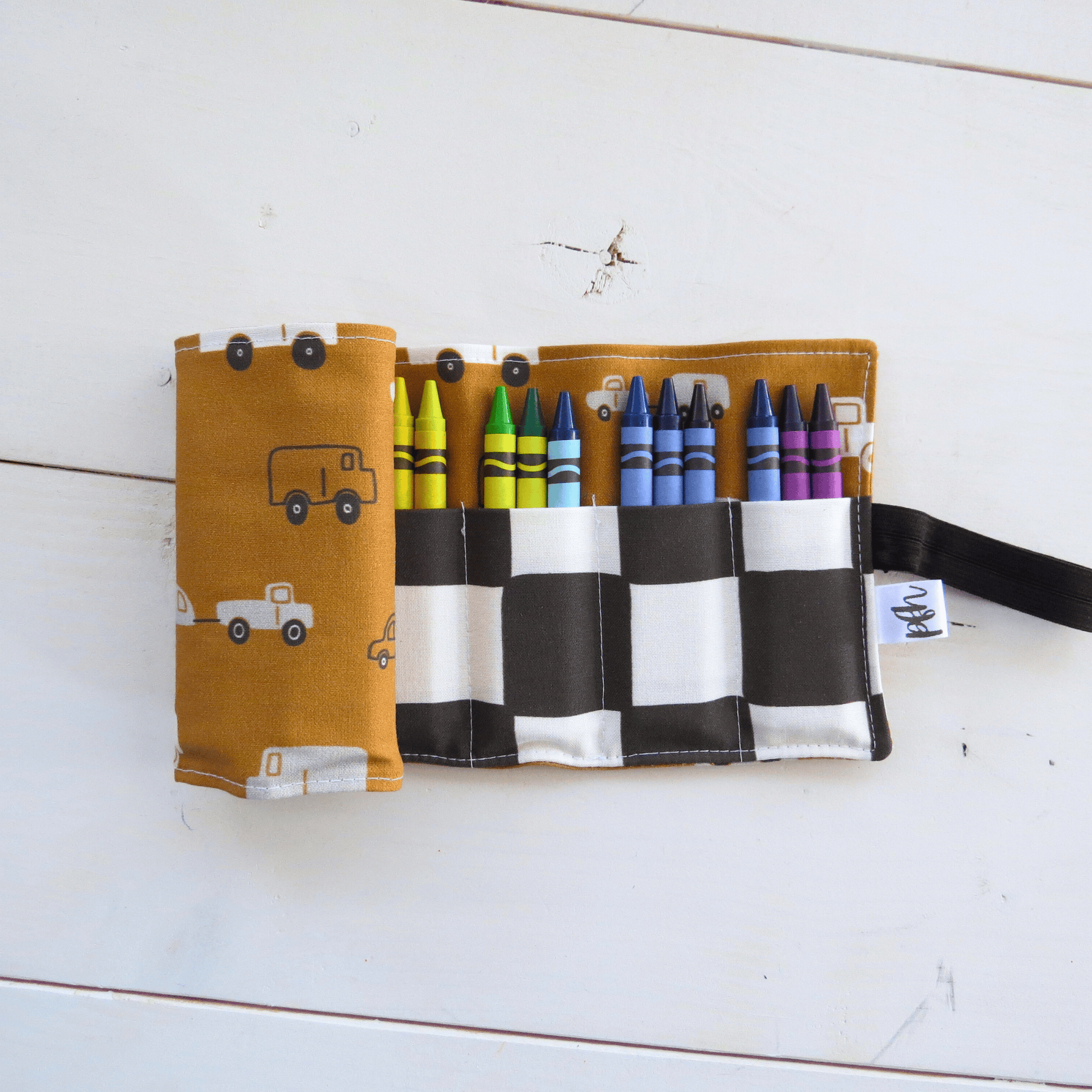 Favorite Story PaperFromHeaven Car + Truck Crayon Roll-Up – Travel Art Organizer for Kids