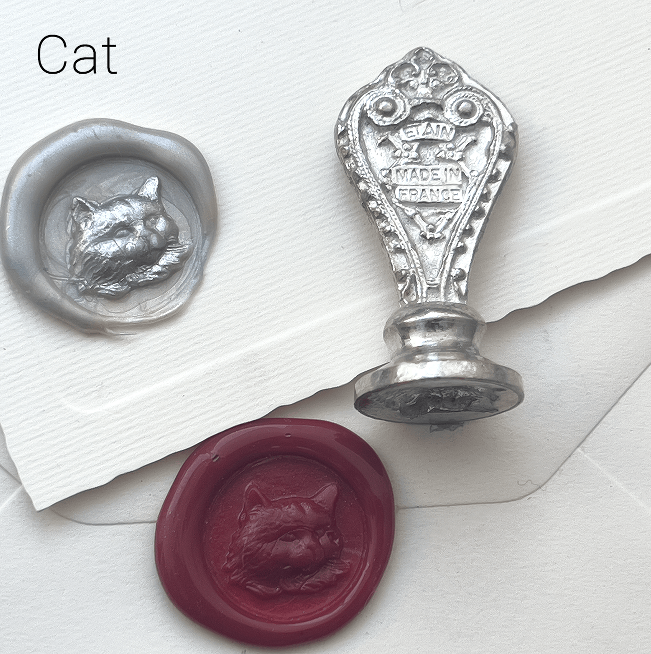 Favorite Story Papier Plume Cast Pewter Wax Seal from France