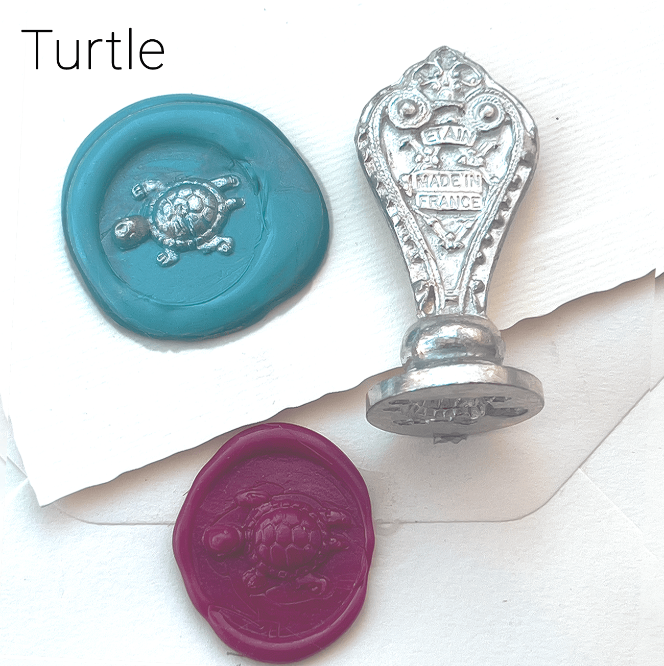 Favorite Story Papier Plume Cast Pewter Wax Seal from France